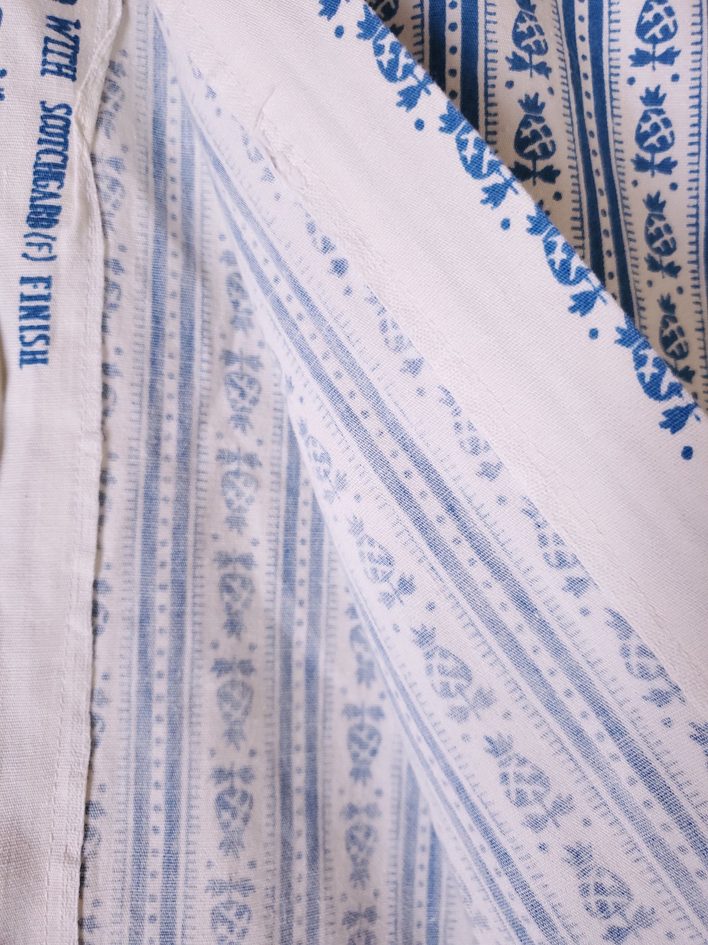 Vintage Waverly Yardage Coverlet