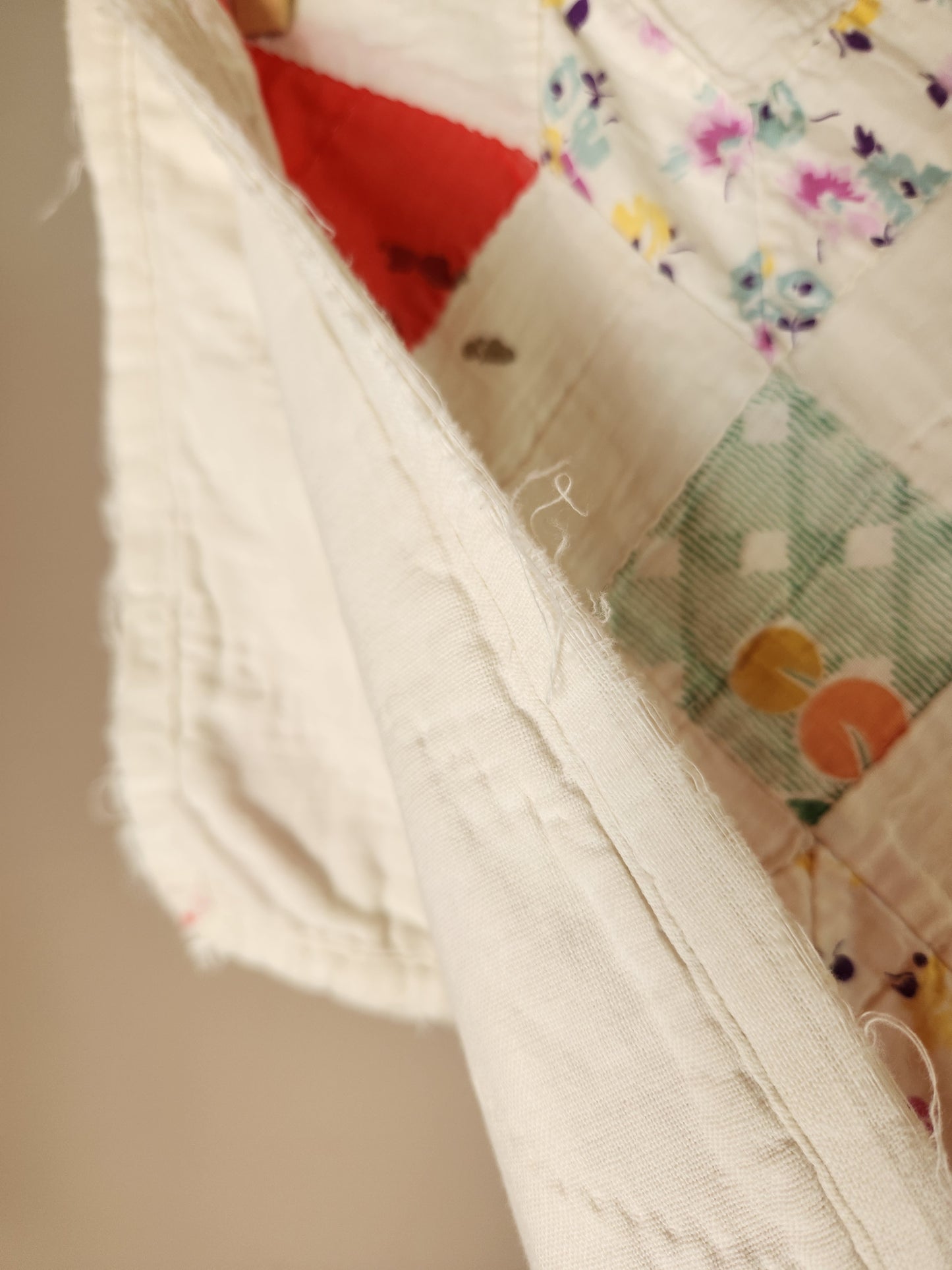 Vintage Pinwheel Picnic Quilt c1940