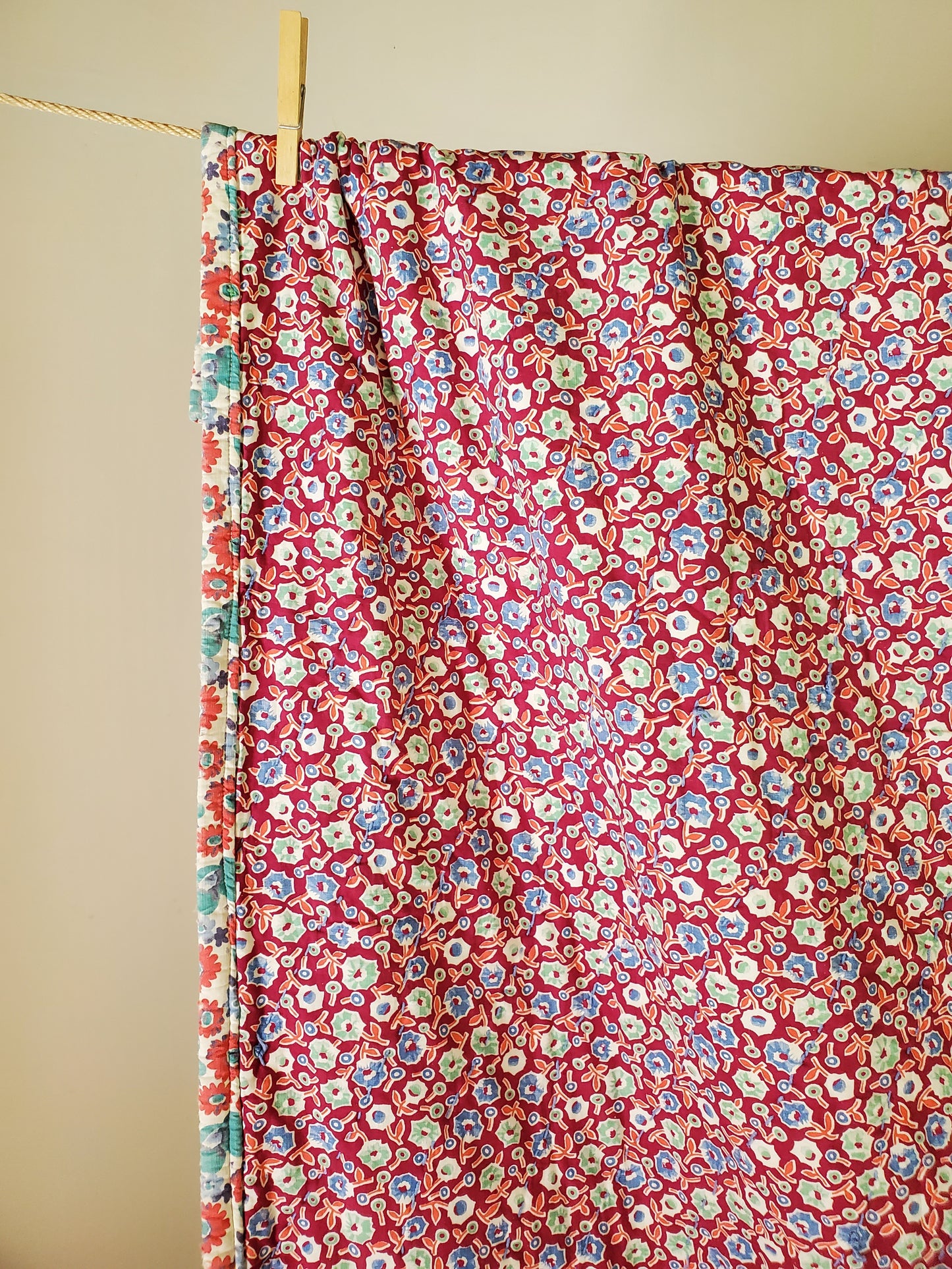 Vintage Whole Cloth Summer Quilt