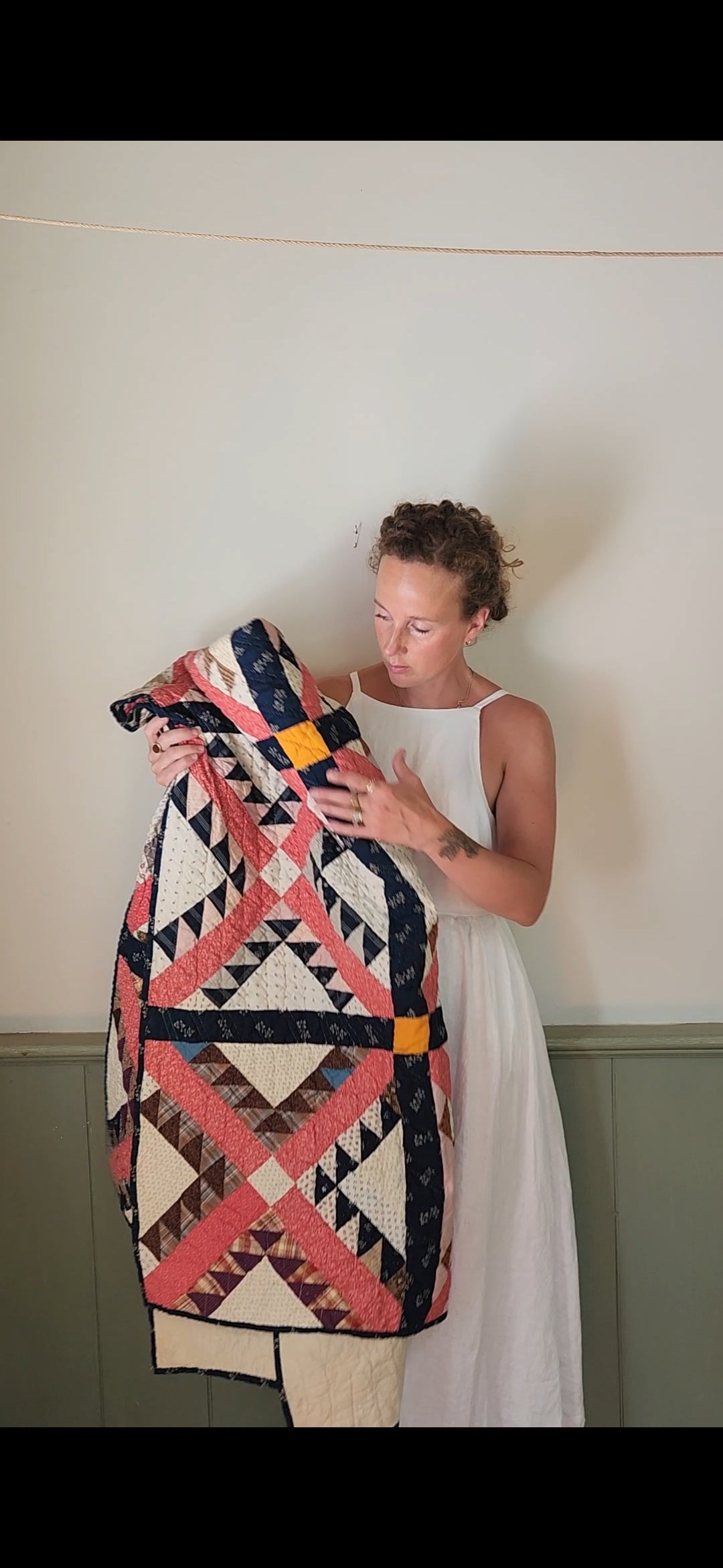 Antique Patchwork Quilt c1890