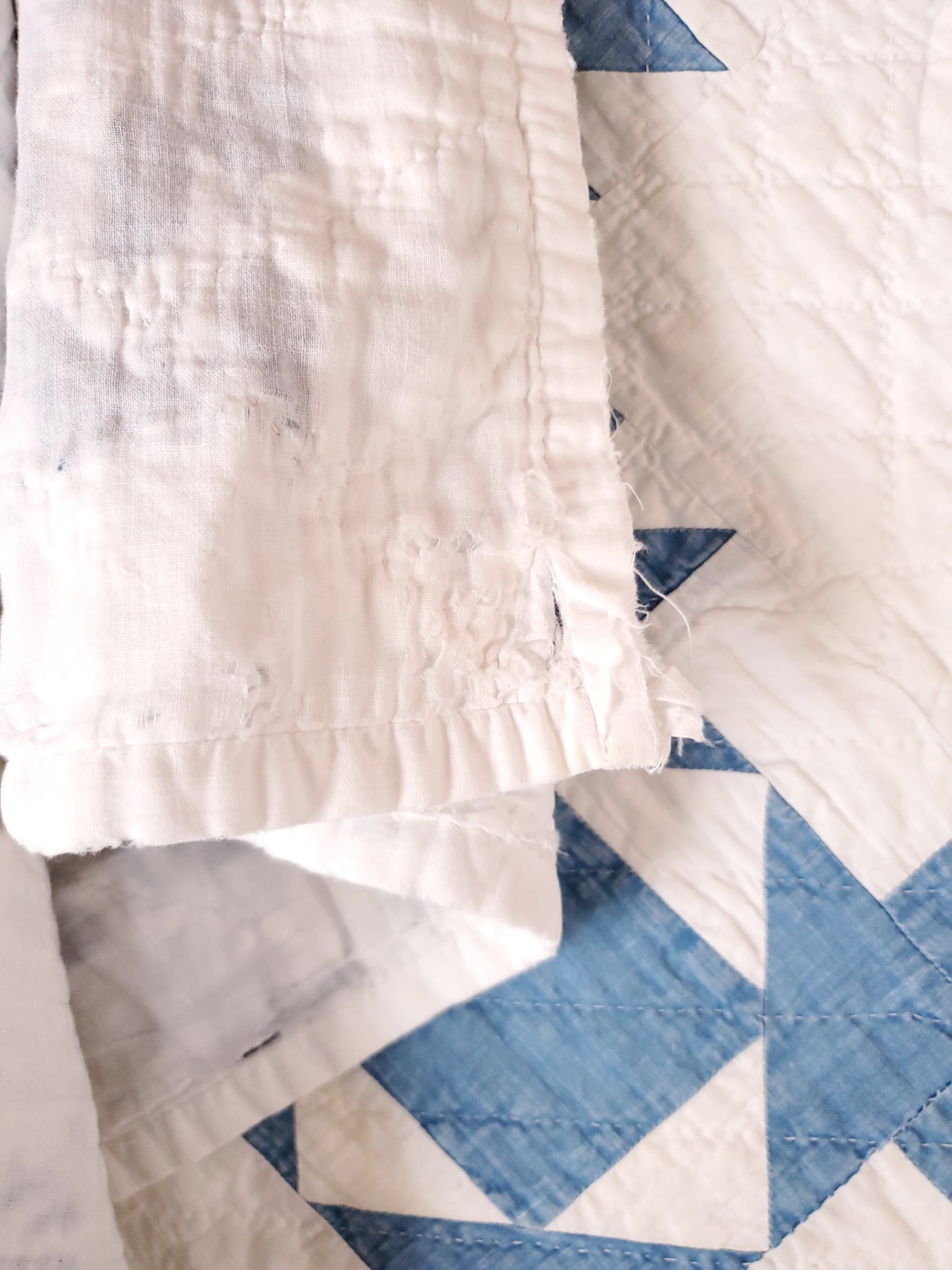 Blue & White Antique Quilt