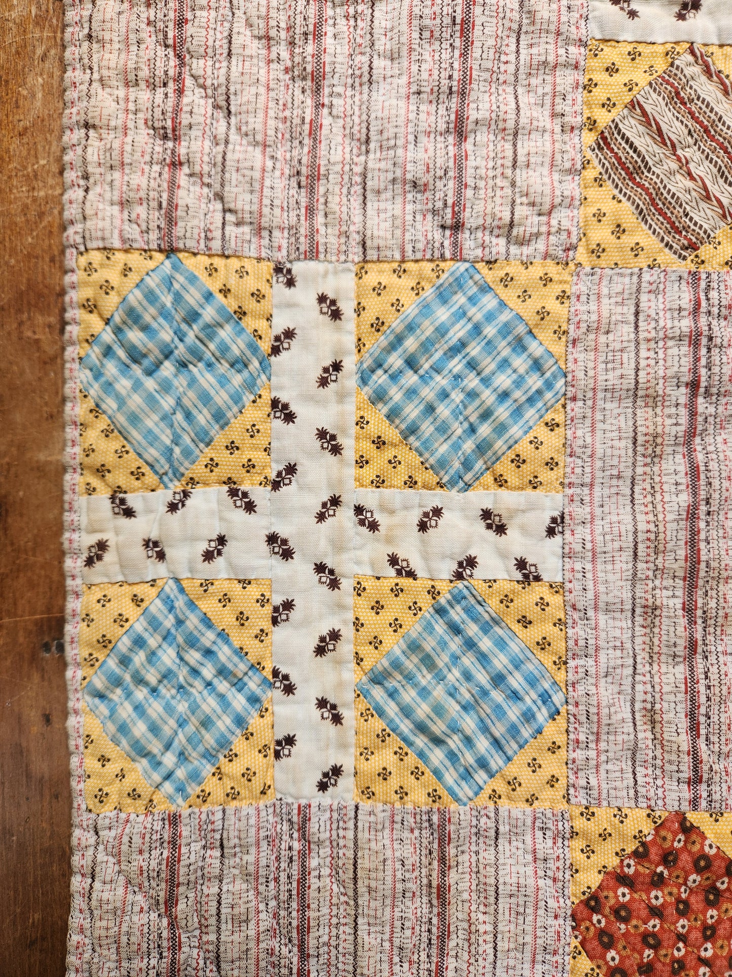 19th Century Antique Patchwork Quilt