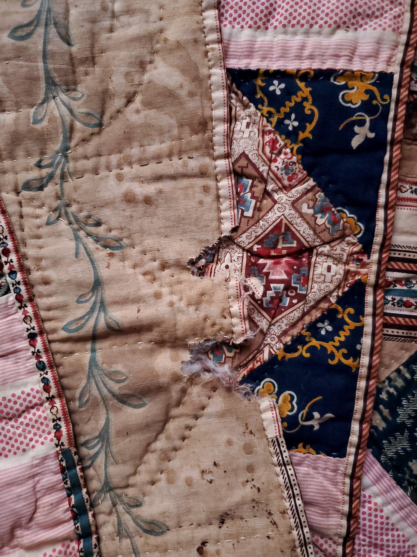 19th Century Flying Geese Quilt