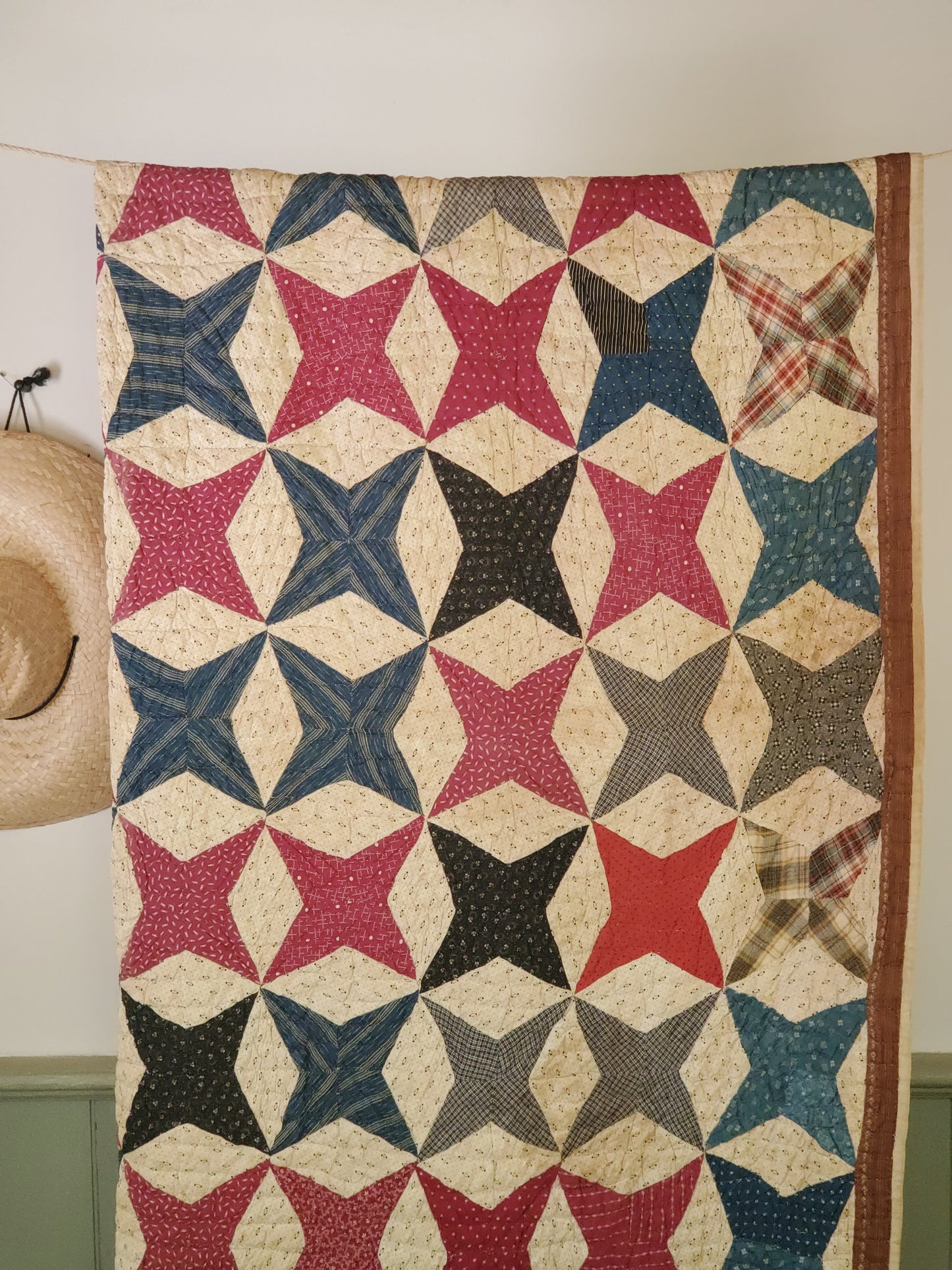 Antique Patchwork Quilt ca 1900