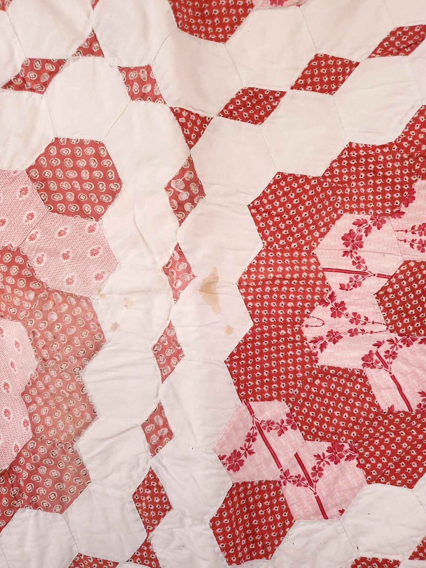 Pink Hexagon Quilt