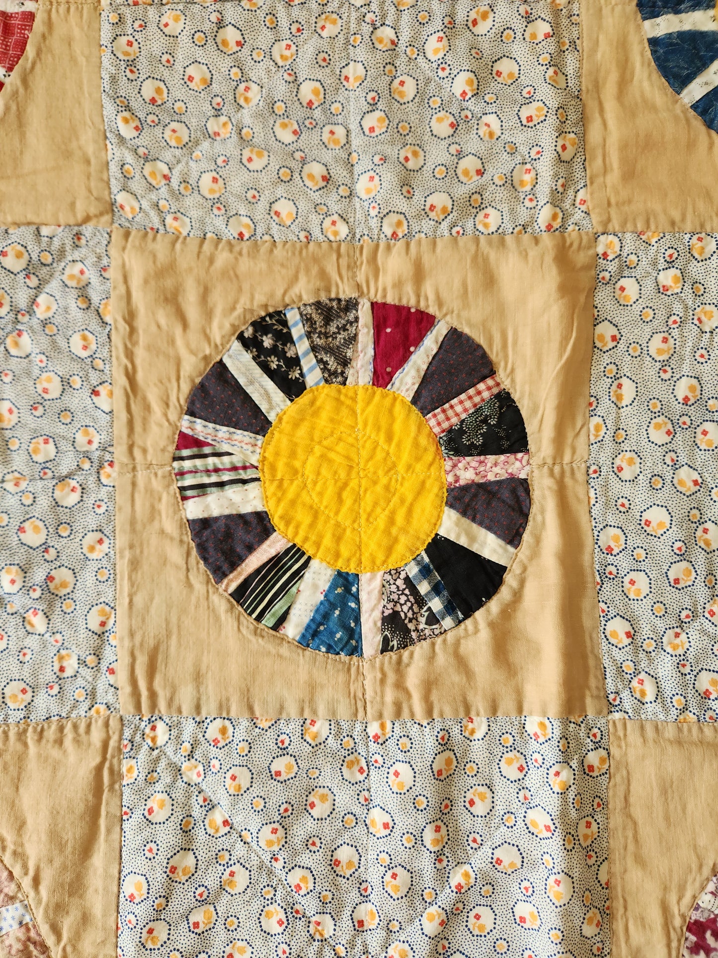 Vintage Wagon Wheel Quilt