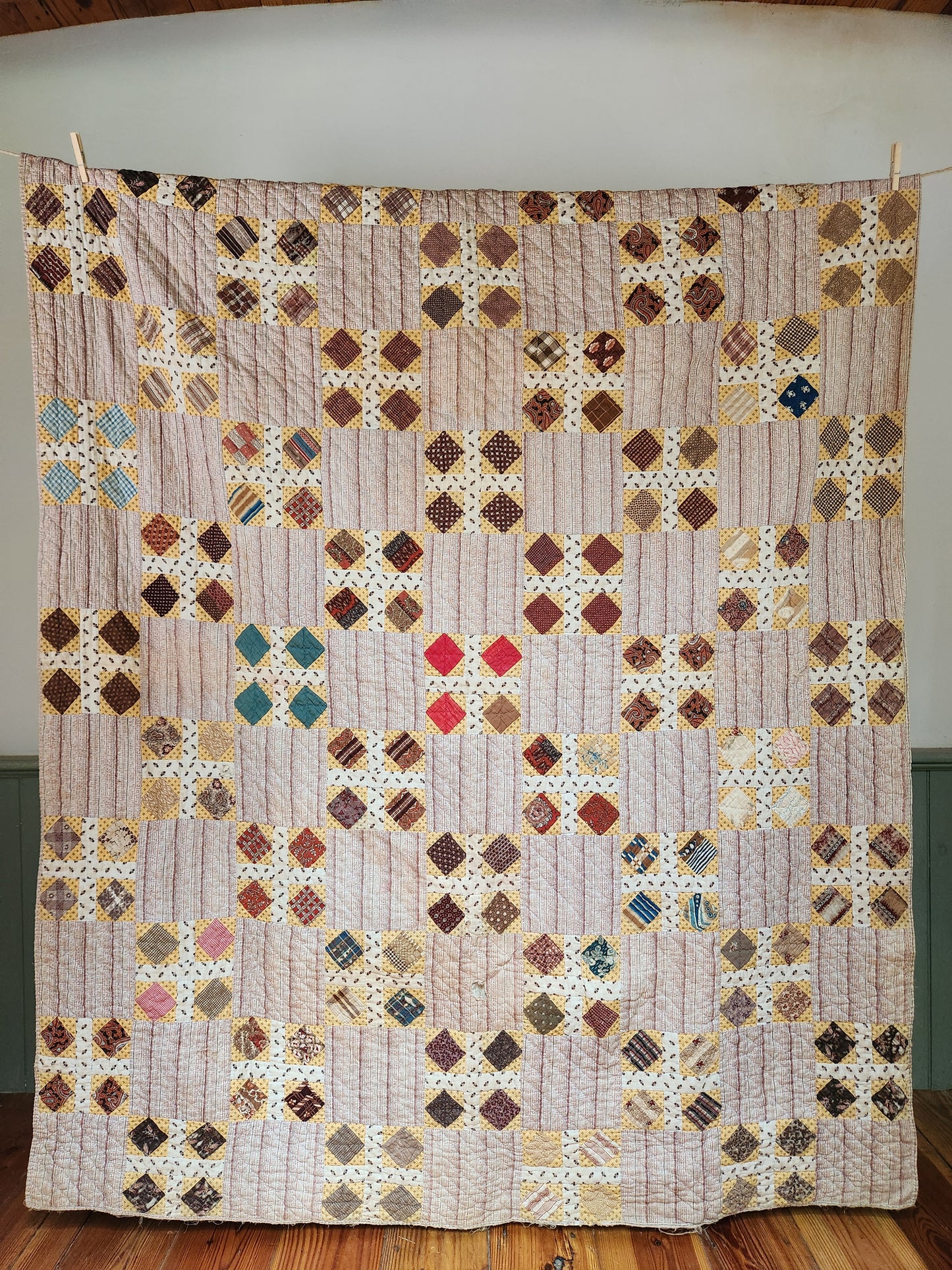 19th Century Antique Patchwork Quilt