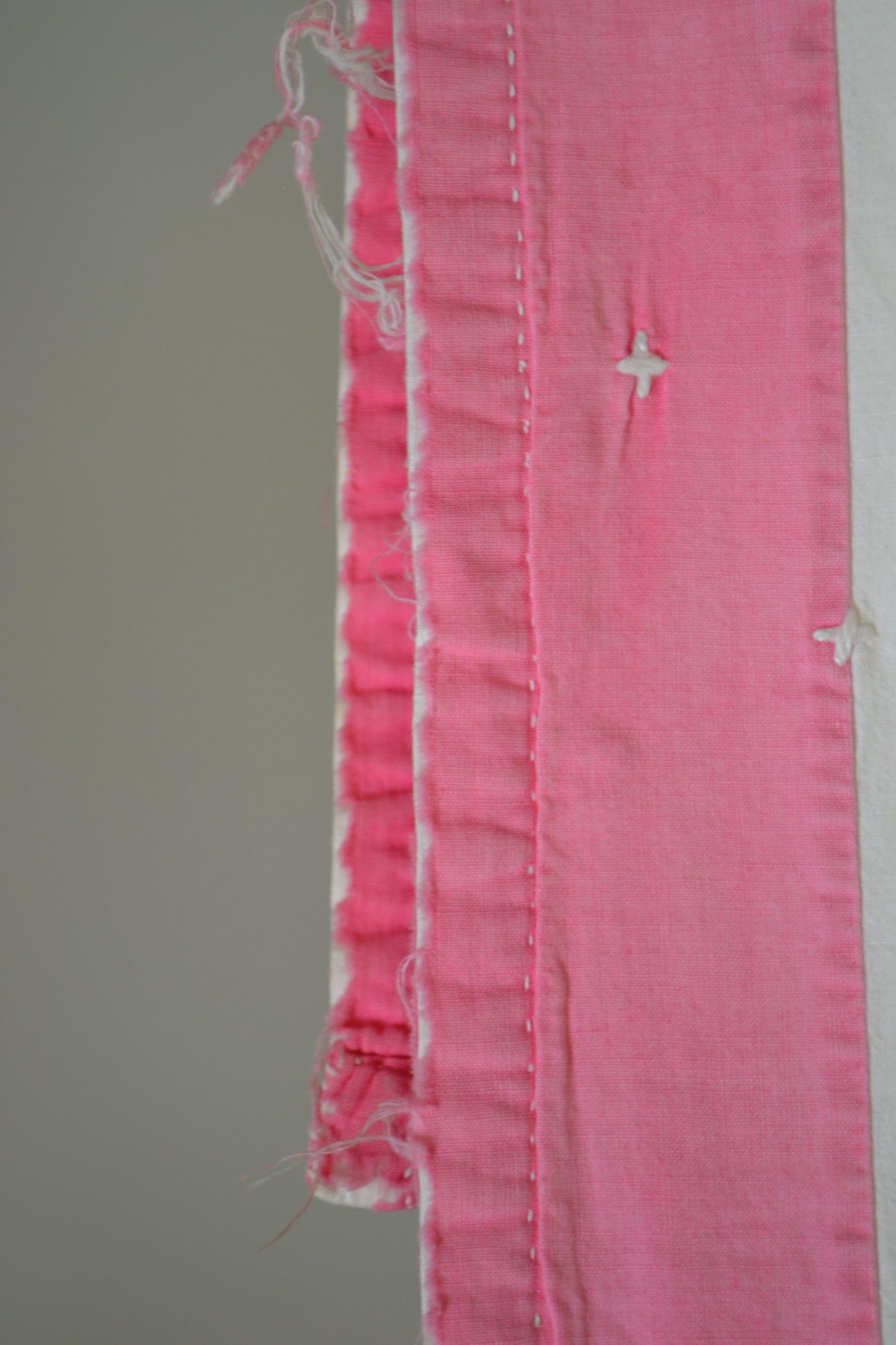 Pink Hand Tacked Sun Bonnet Sue Coverlet ca 1940