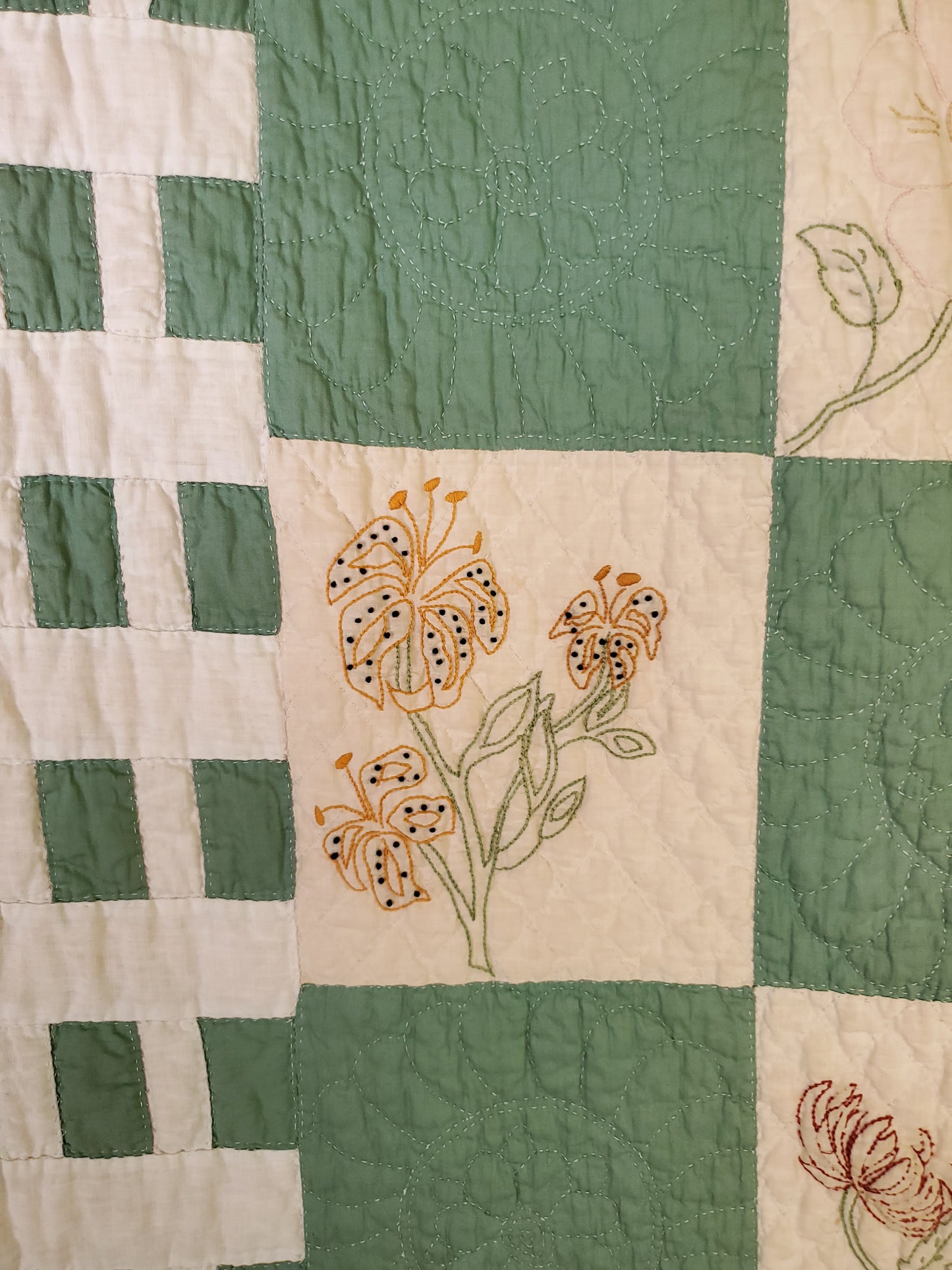 Ruby McKim Flower Garden Quilt, c1930