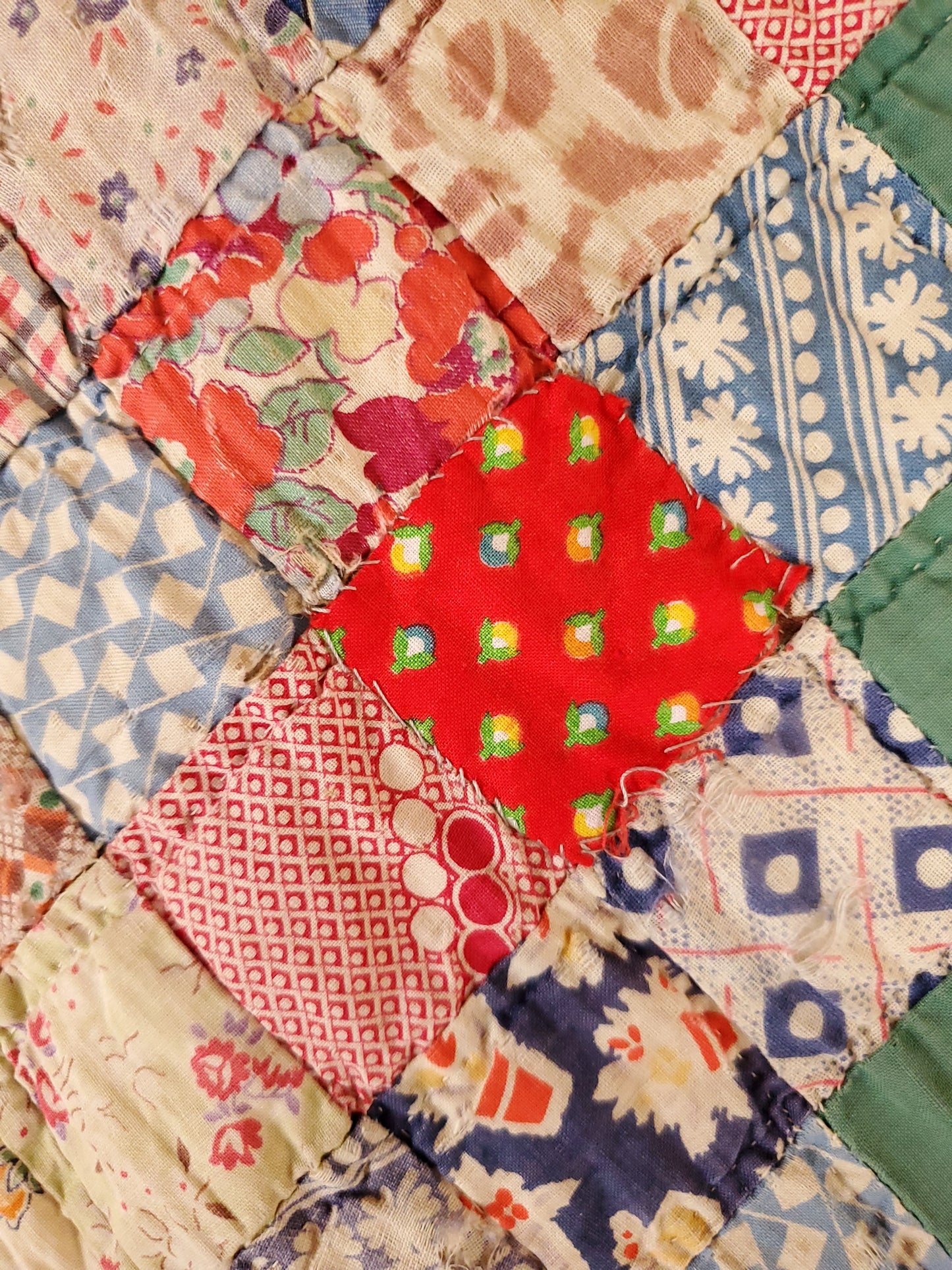 Patchwork Bar Quilt c1930