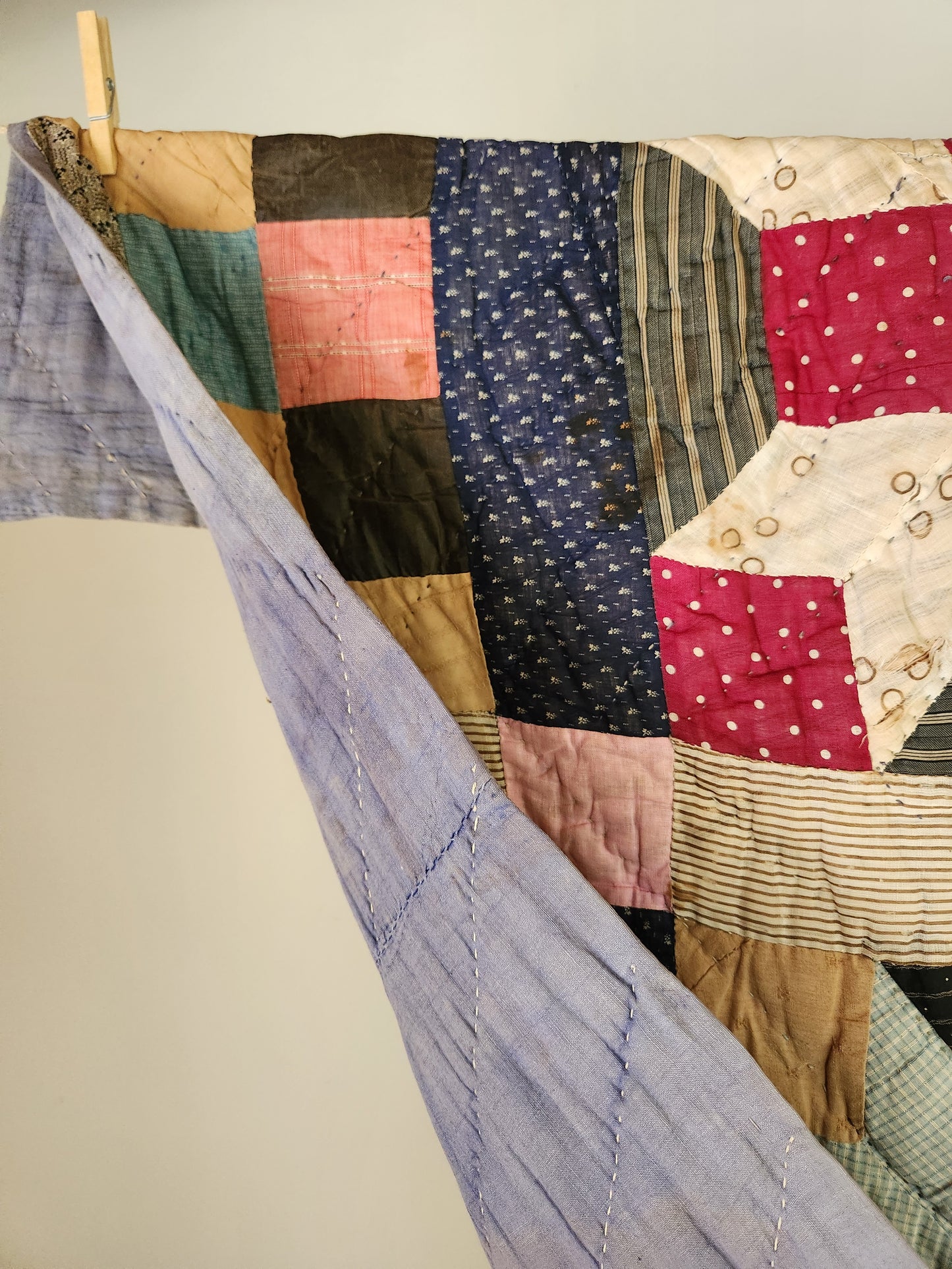 Primitive Patchwork Quilt c1900
