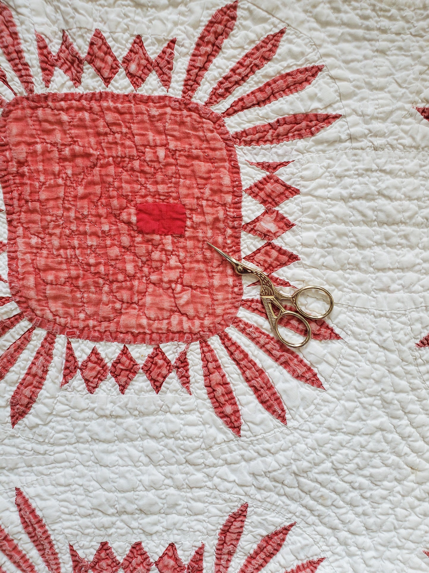 Hand Pieced Antique Quilt