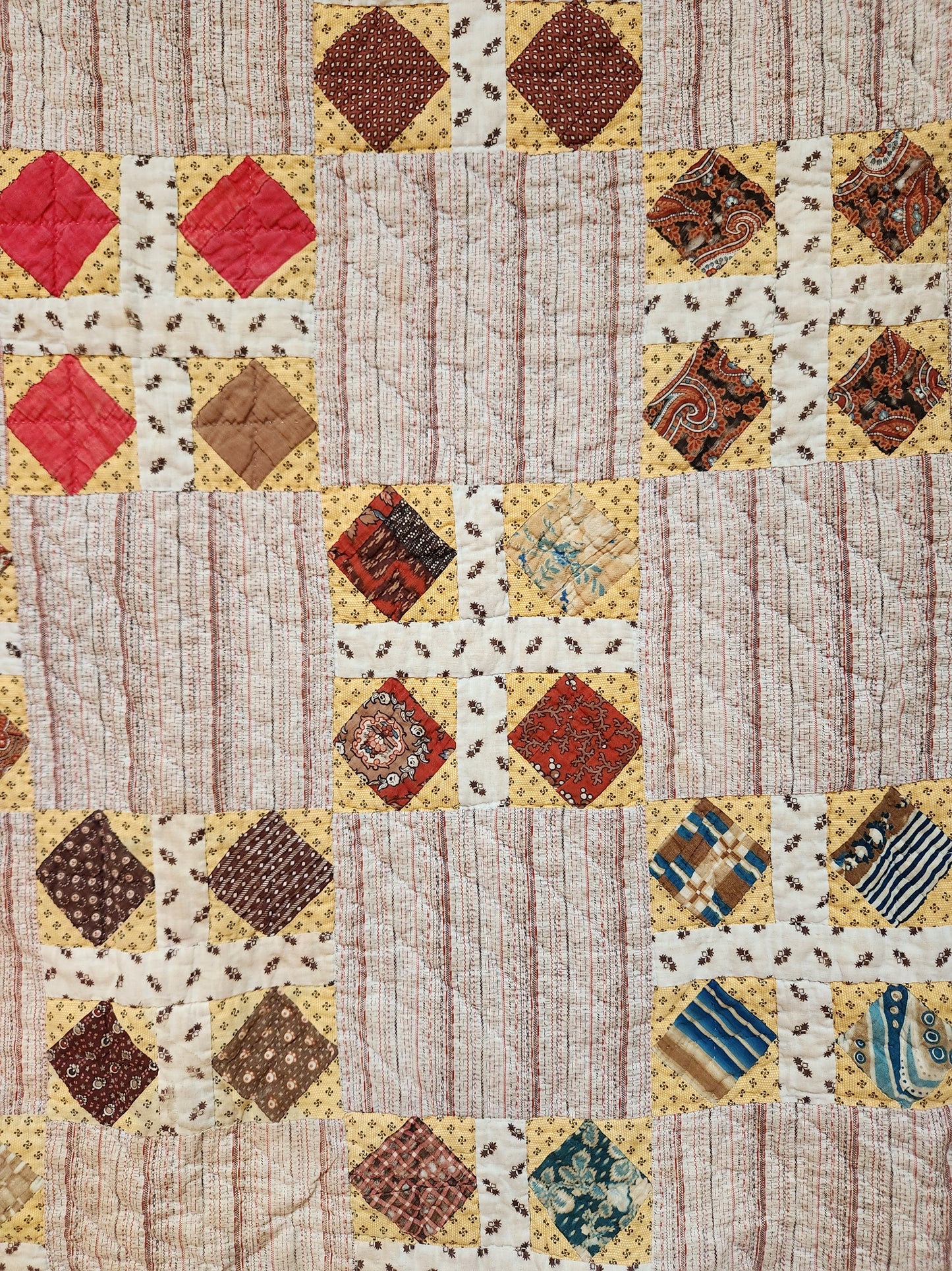 19th Century Antique Patchwork Quilt