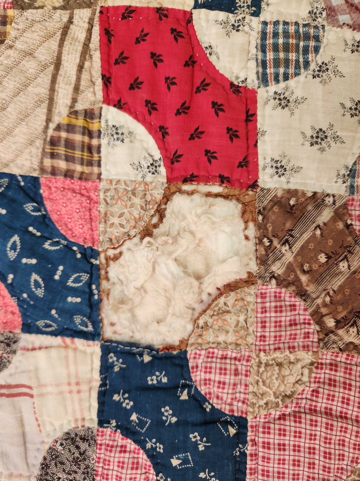 Antique Snowball Quilt c1890