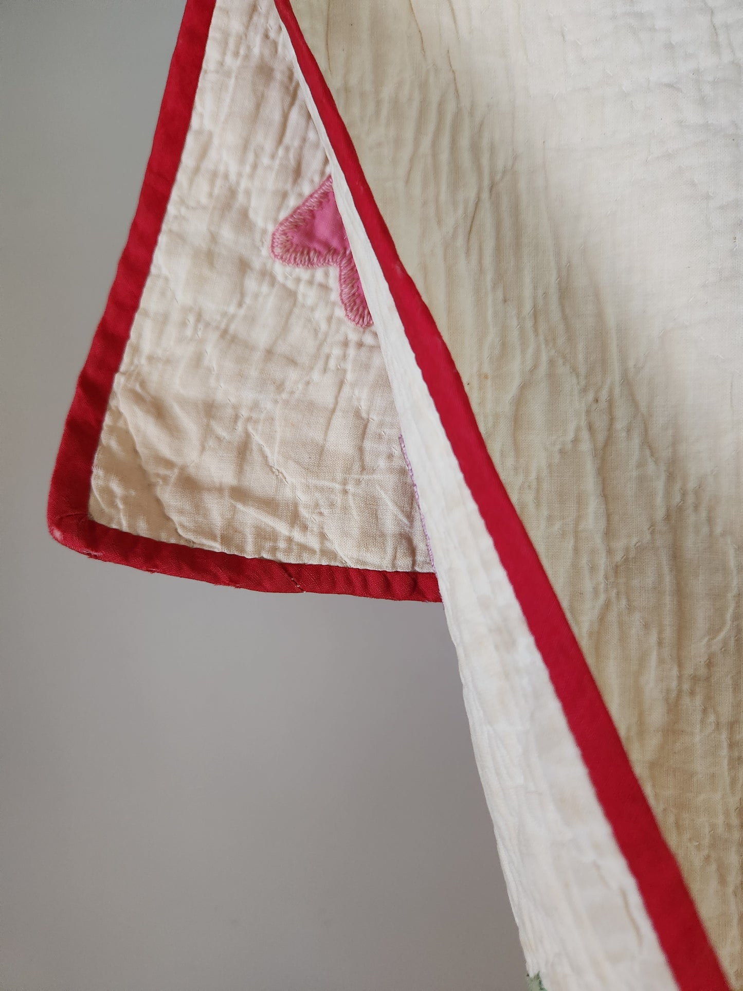 Vintage Tulip Applique Quilt c1930