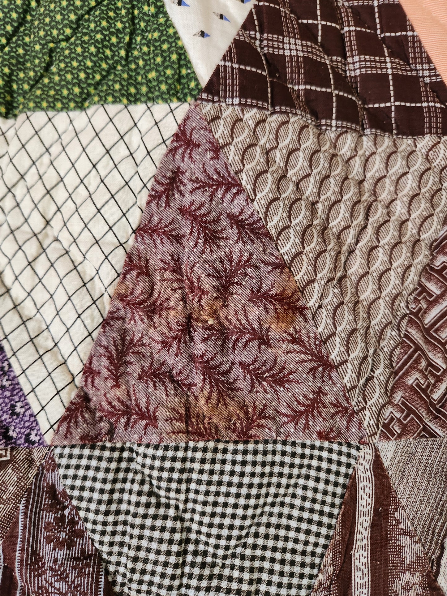 Antique Semi Charm Quilt c1890