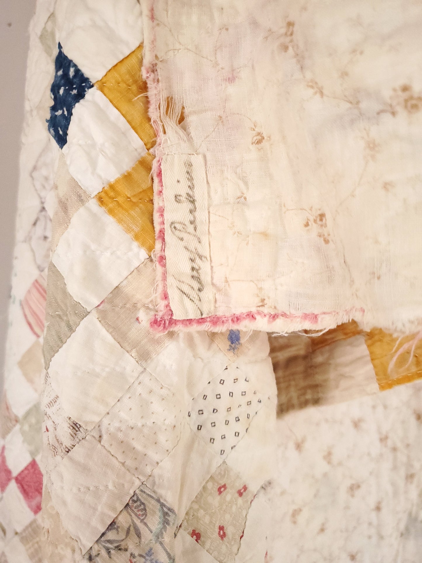 Antique Postage Stamp Quilt c1890