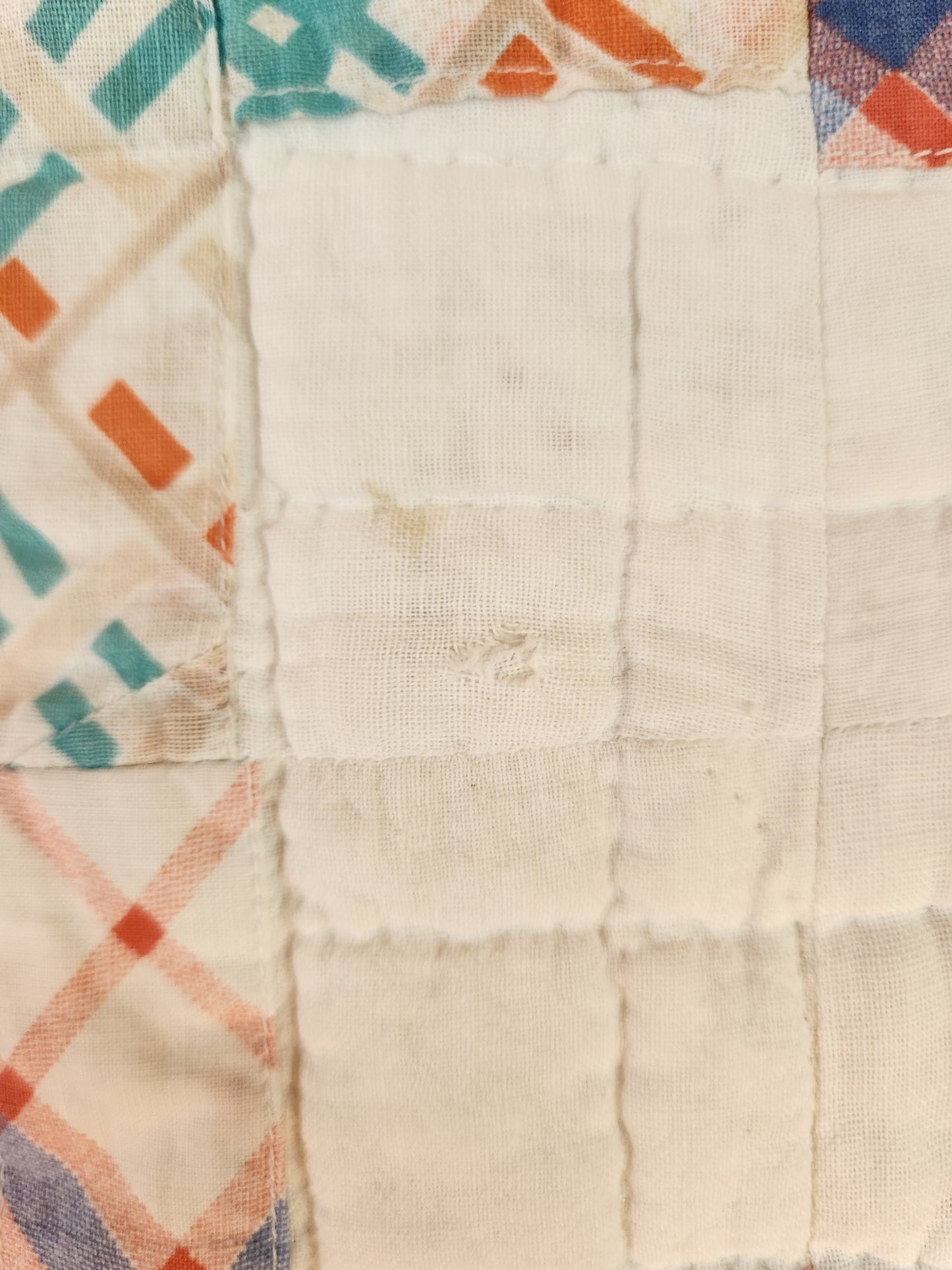 Vintage Feed Sack Scottie Quilt c1930