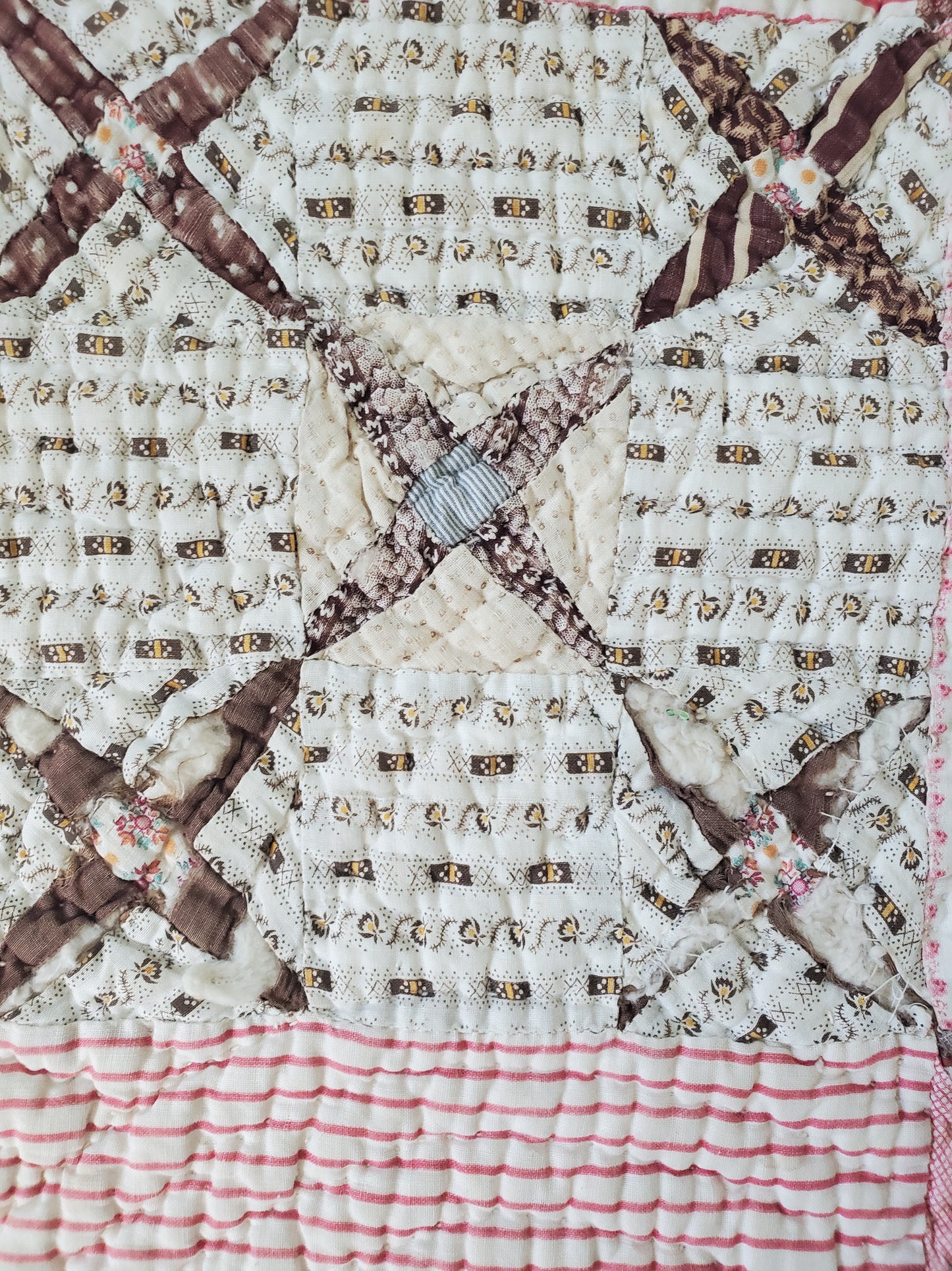 Antique Crosses Quilt ca 1900
