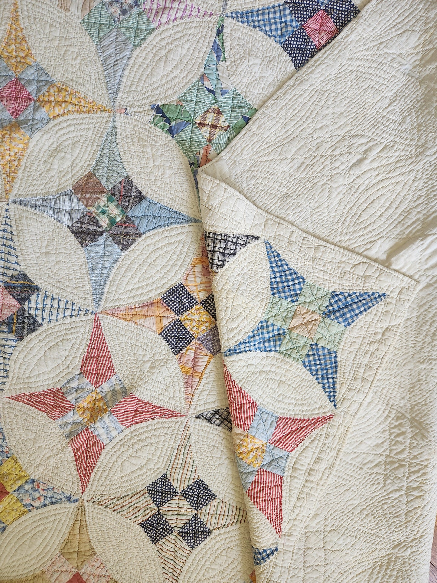 Vintage Improved 9 Patch Quilt c1940
