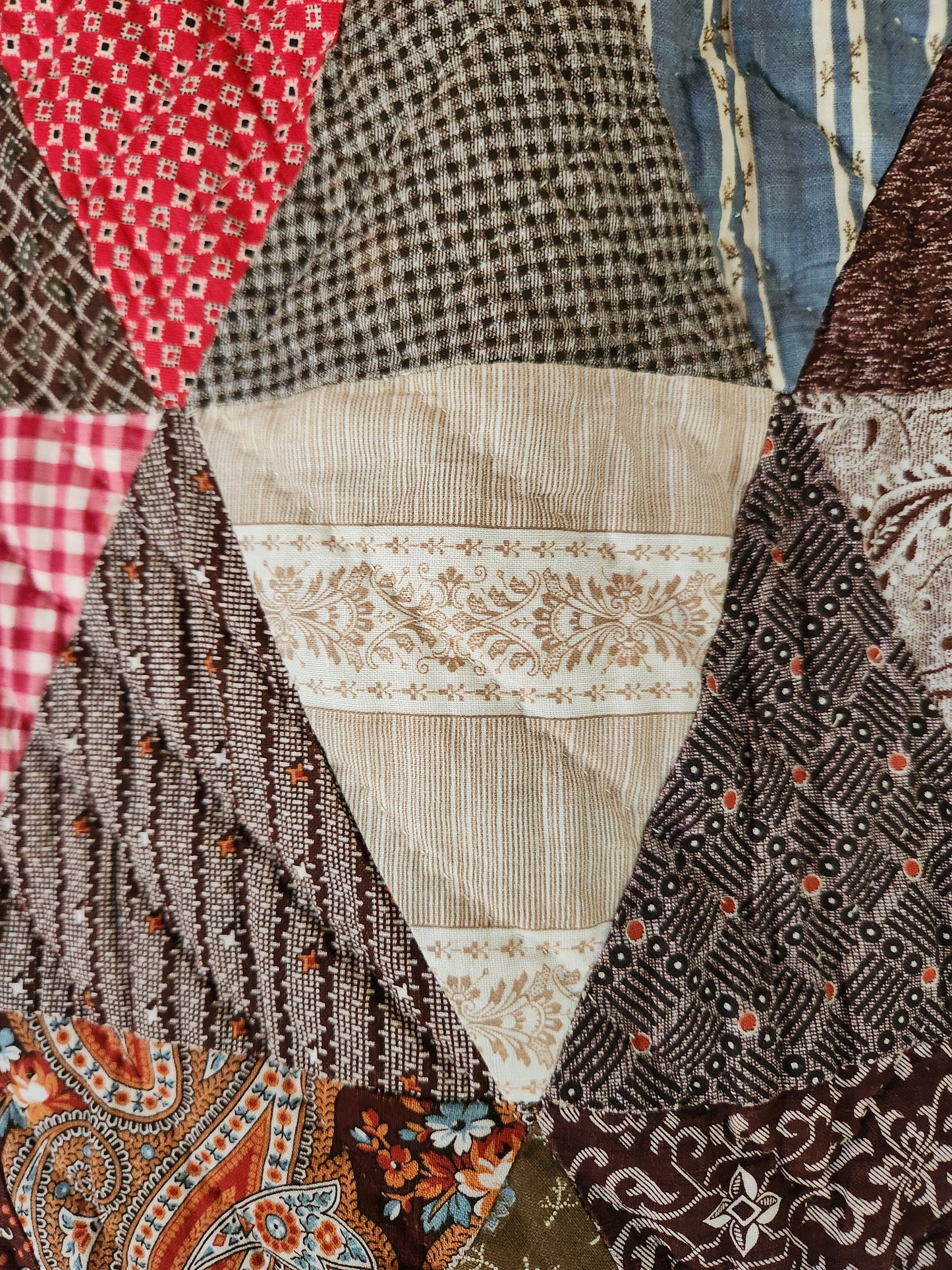 Antique Semi Charm Quilt c1890