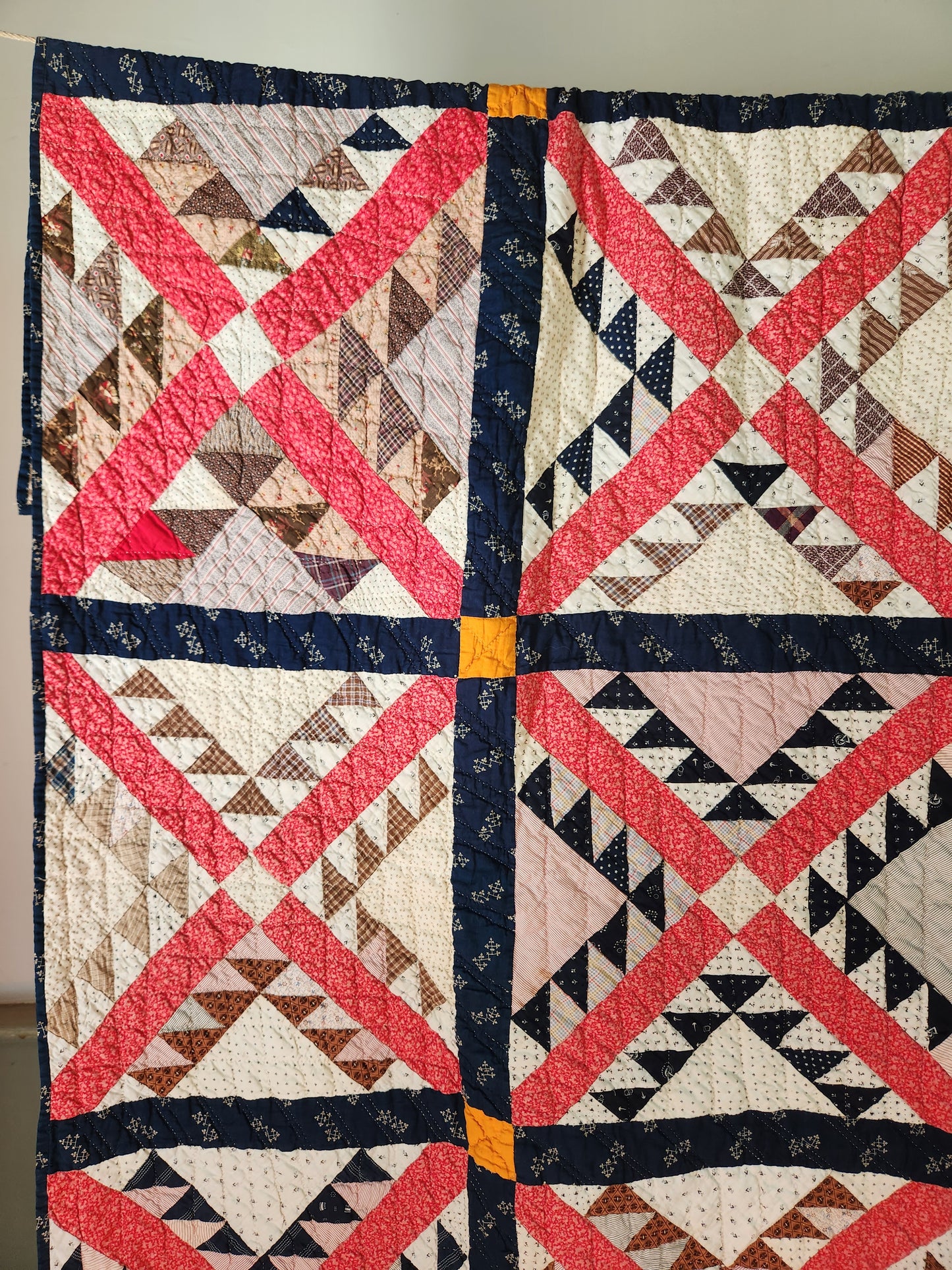 Antique Patchwork Quilt c1890
