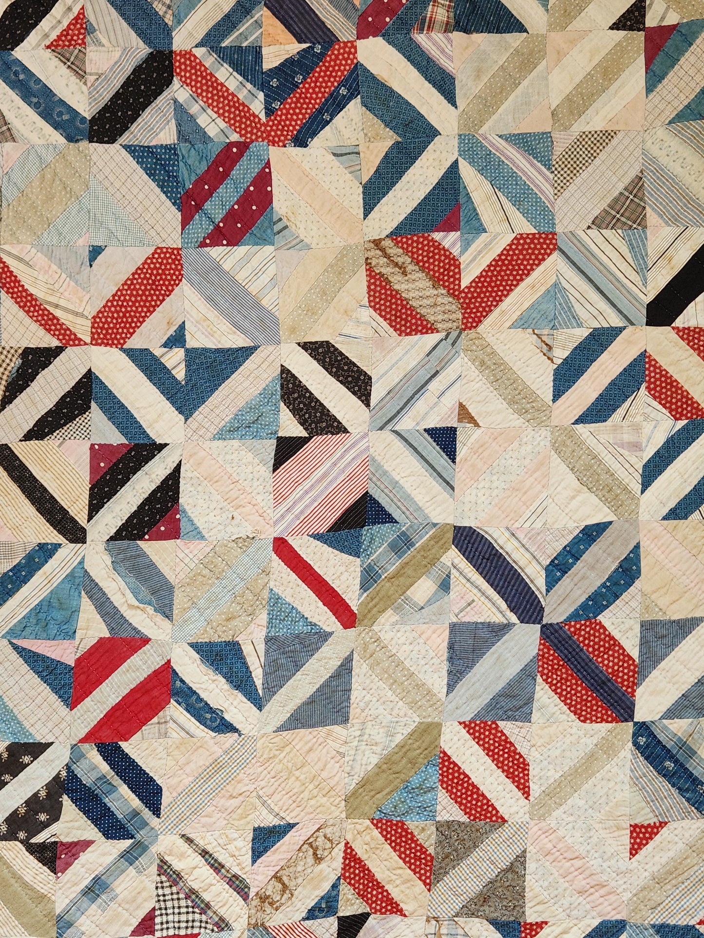 Antique String Quilt c1900
