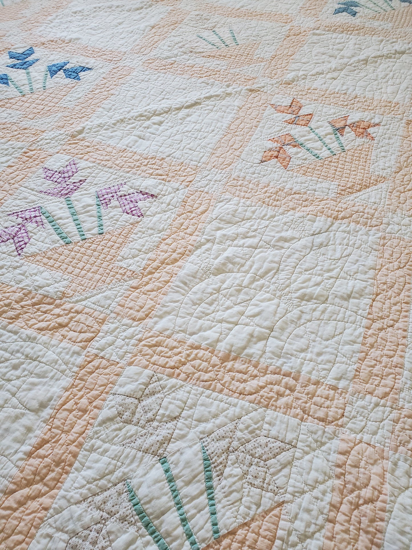 Vintage Lily Quilt 1929