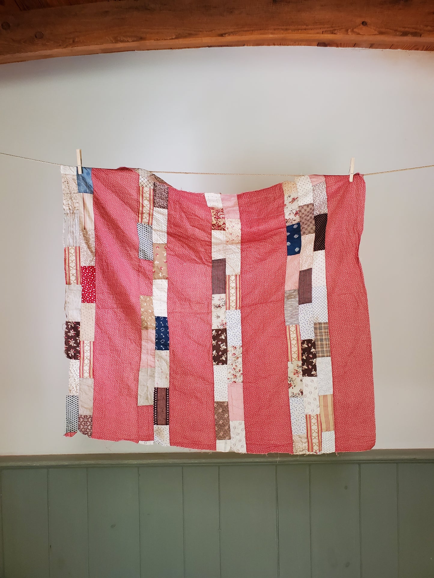 19th Century Quilt Top Fragment