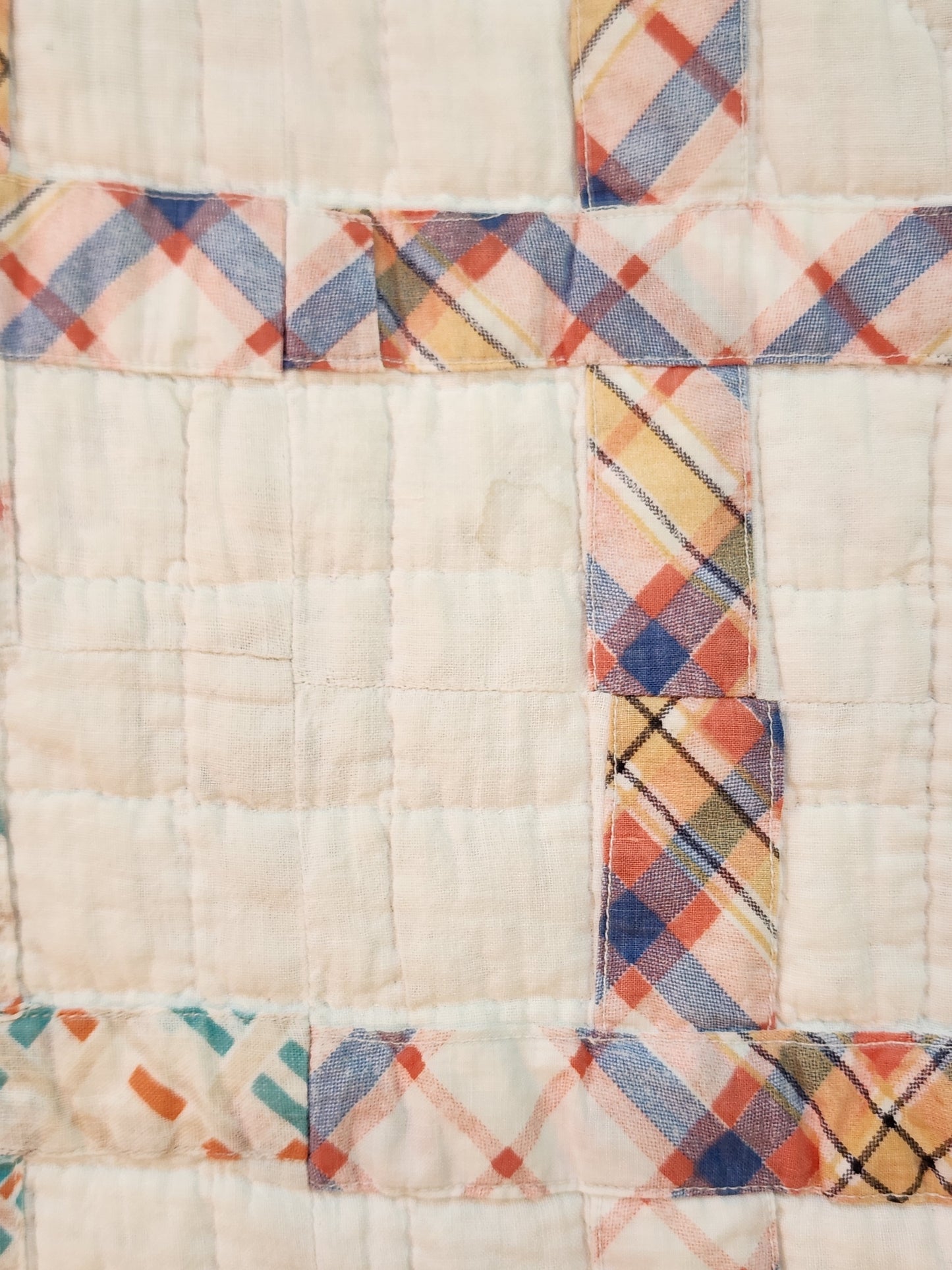 Vintage Feed Sack Scottie Quilt c1930