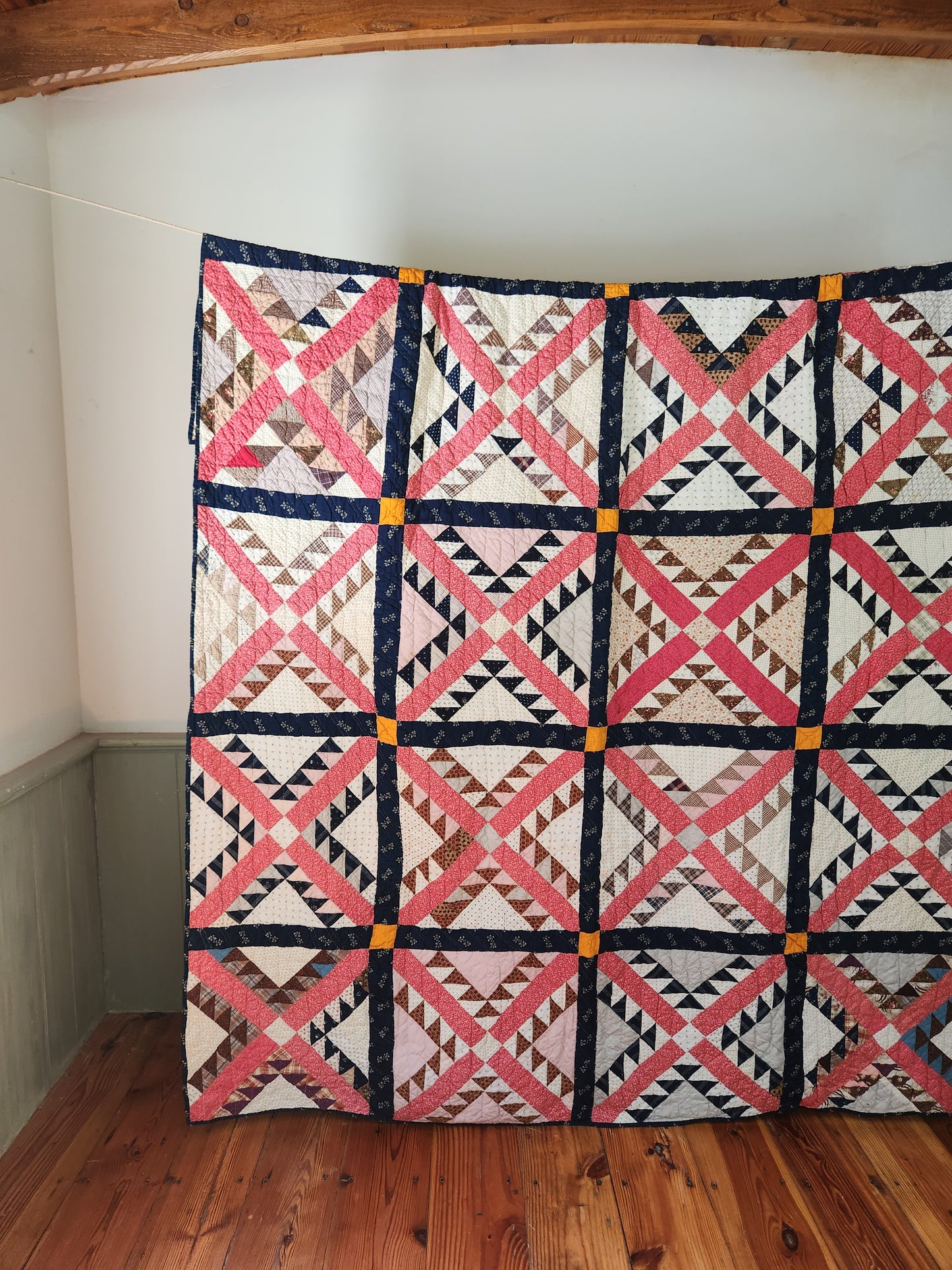 Antique Patchwork Quilt c1890