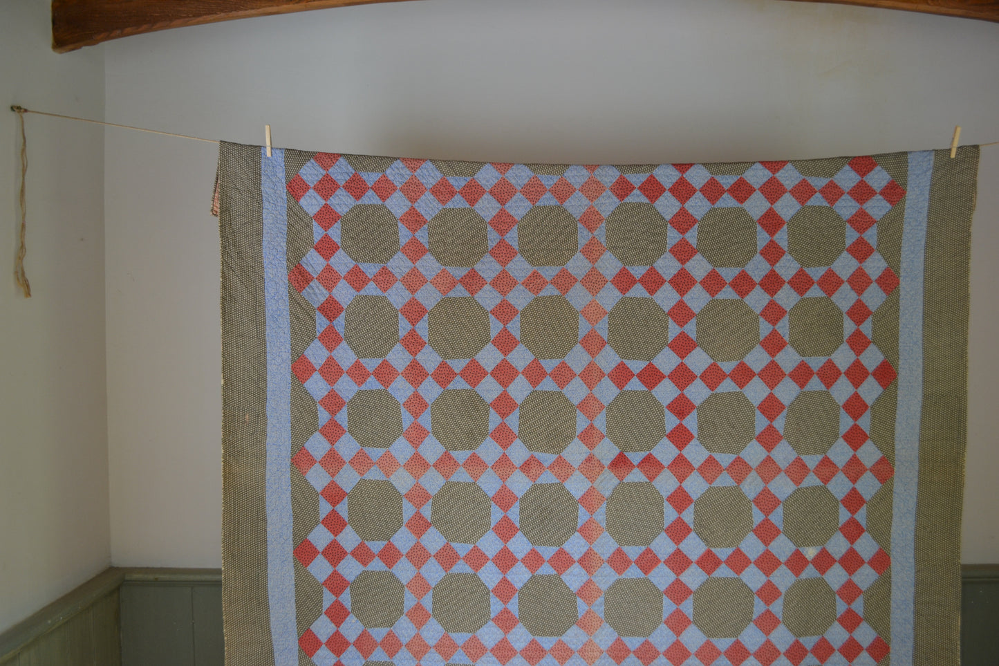 Antique Patchwork Quilt ca 1890