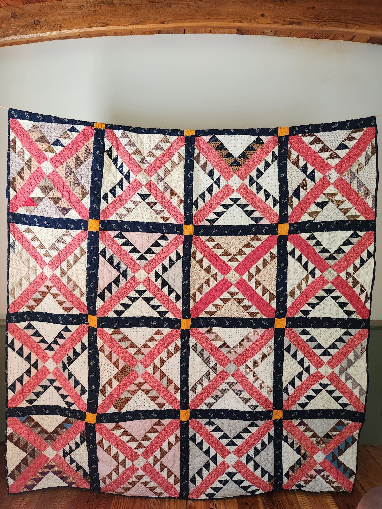 Antique Patchwork Quilt c1890