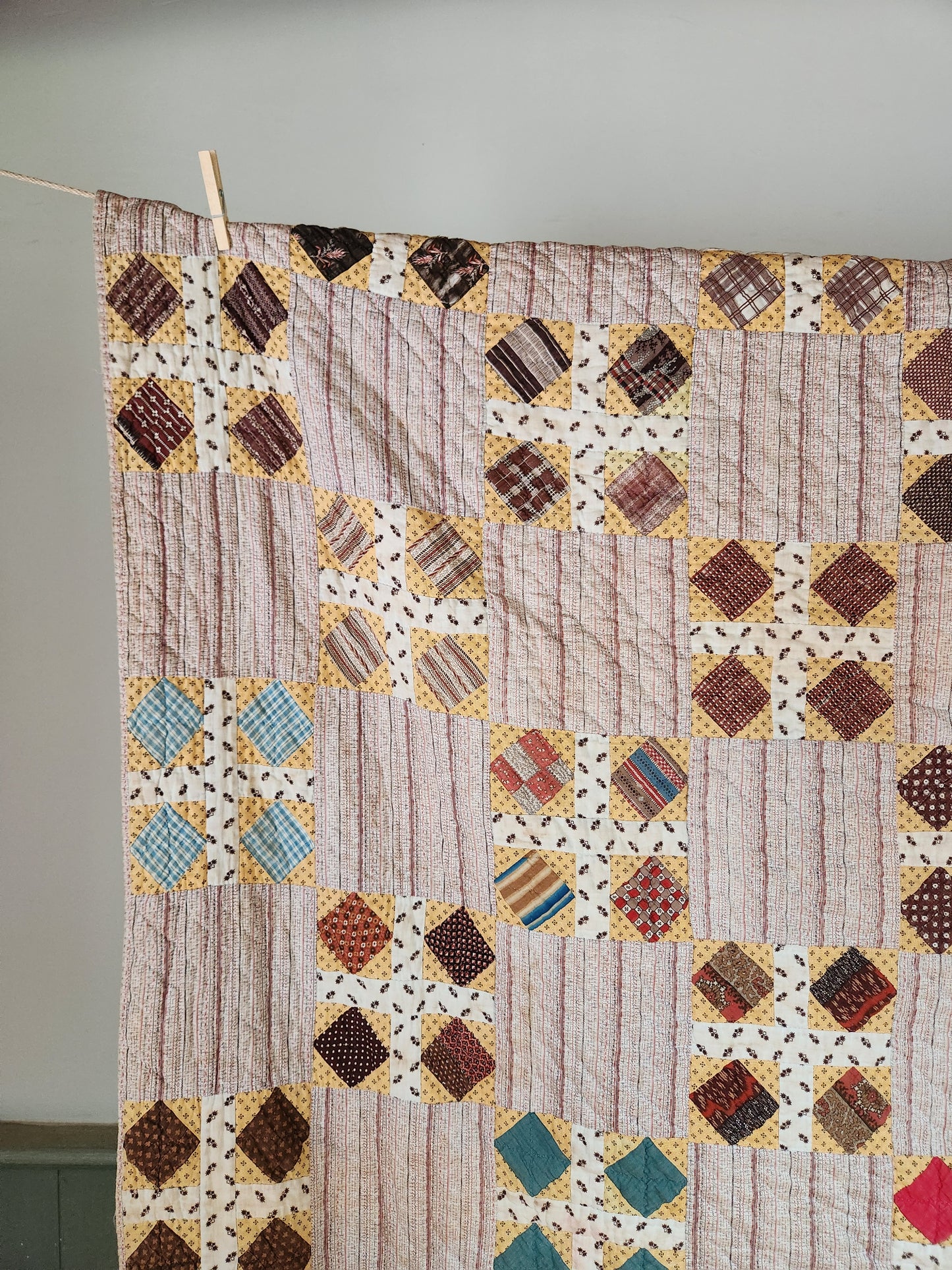 19th Century Antique Patchwork Quilt