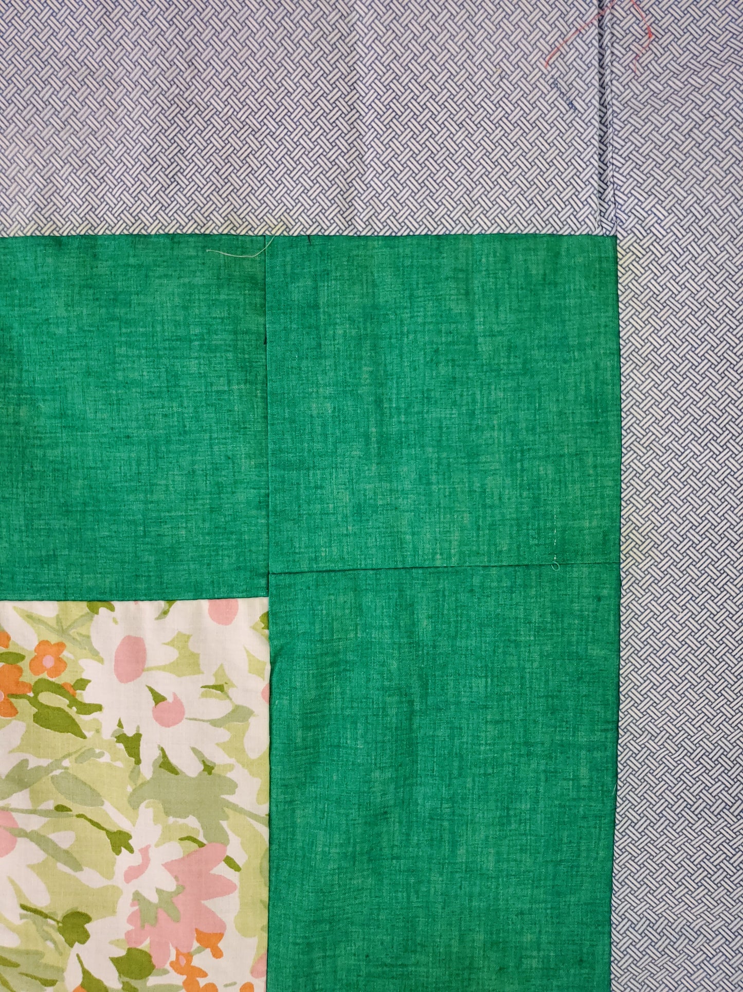 Granny Sheet Quilt Top