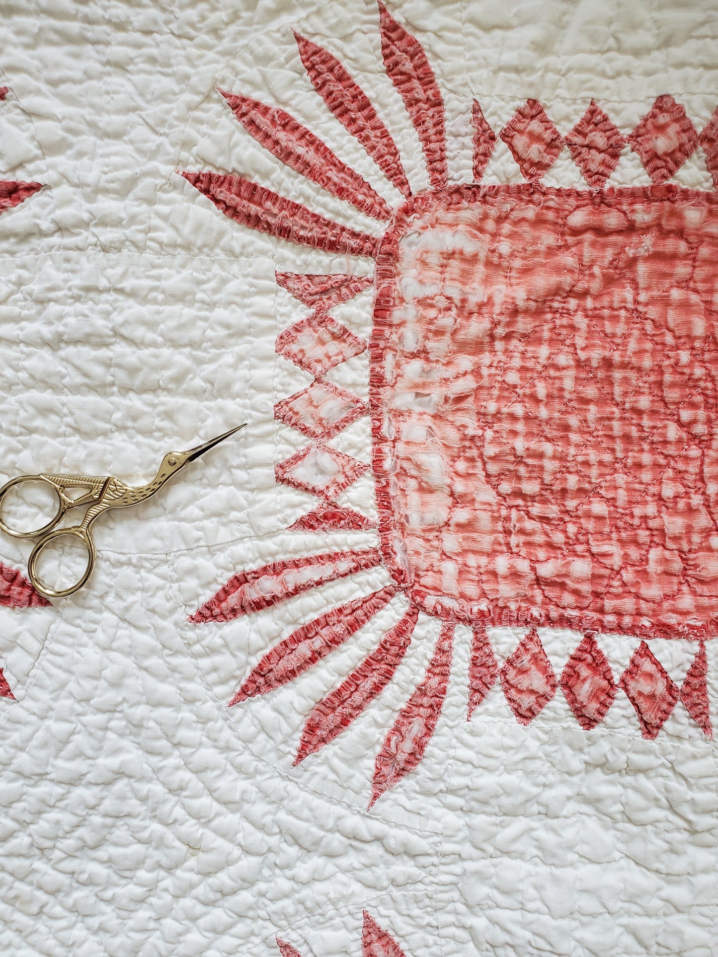 Hand Pieced Antique Quilt