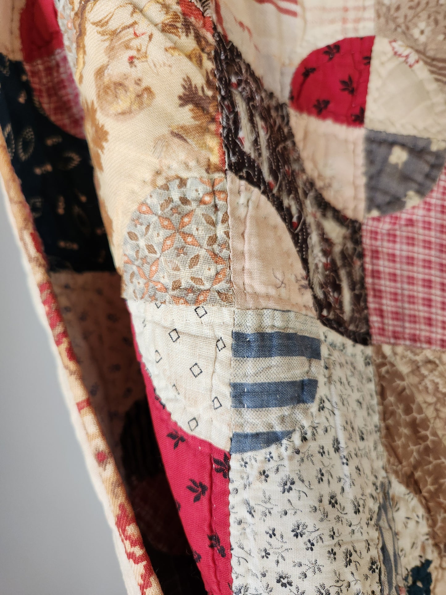 Antique Snowball Quilt c1890