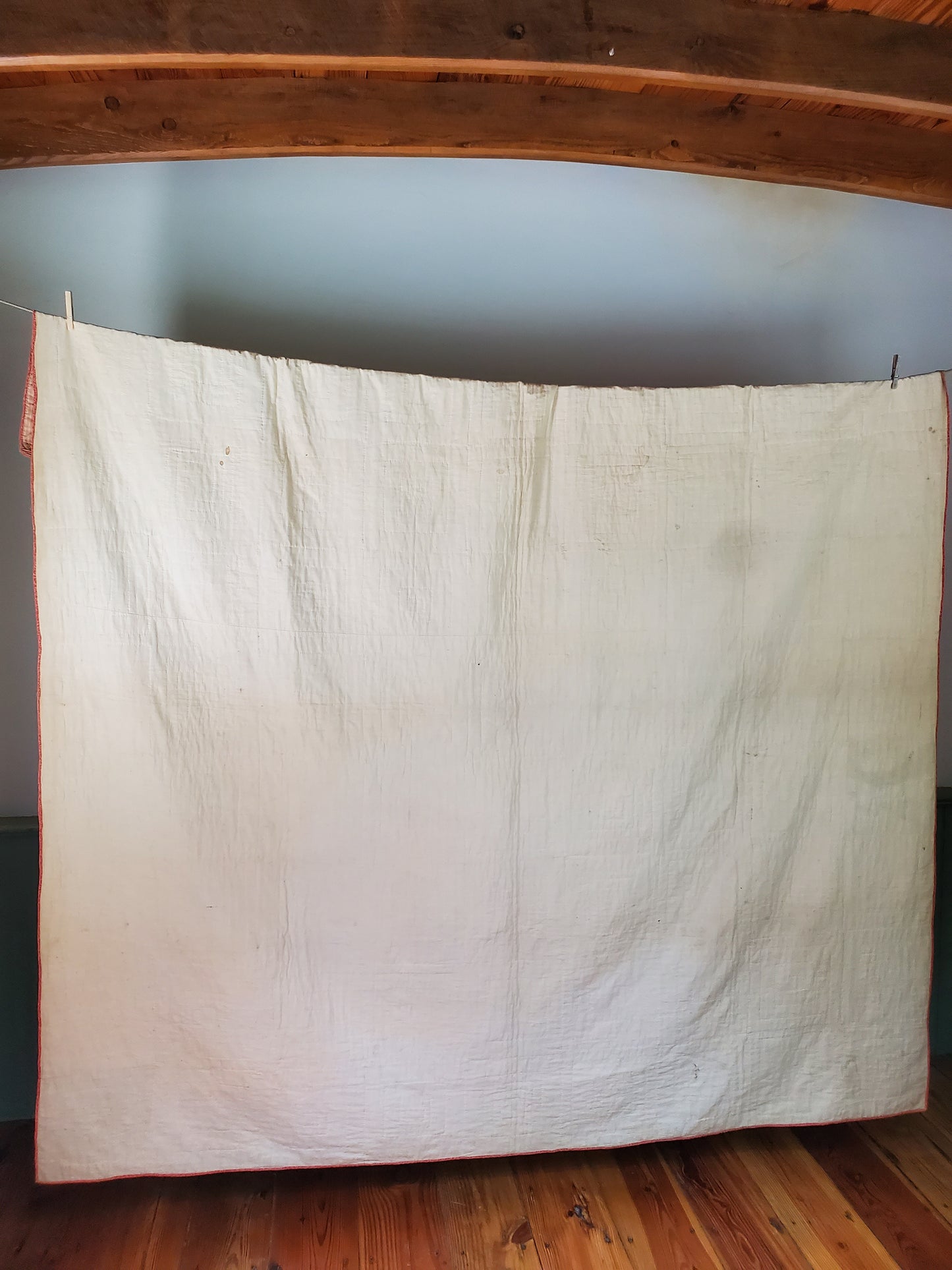 Antique Log Cabin Quilt c1890