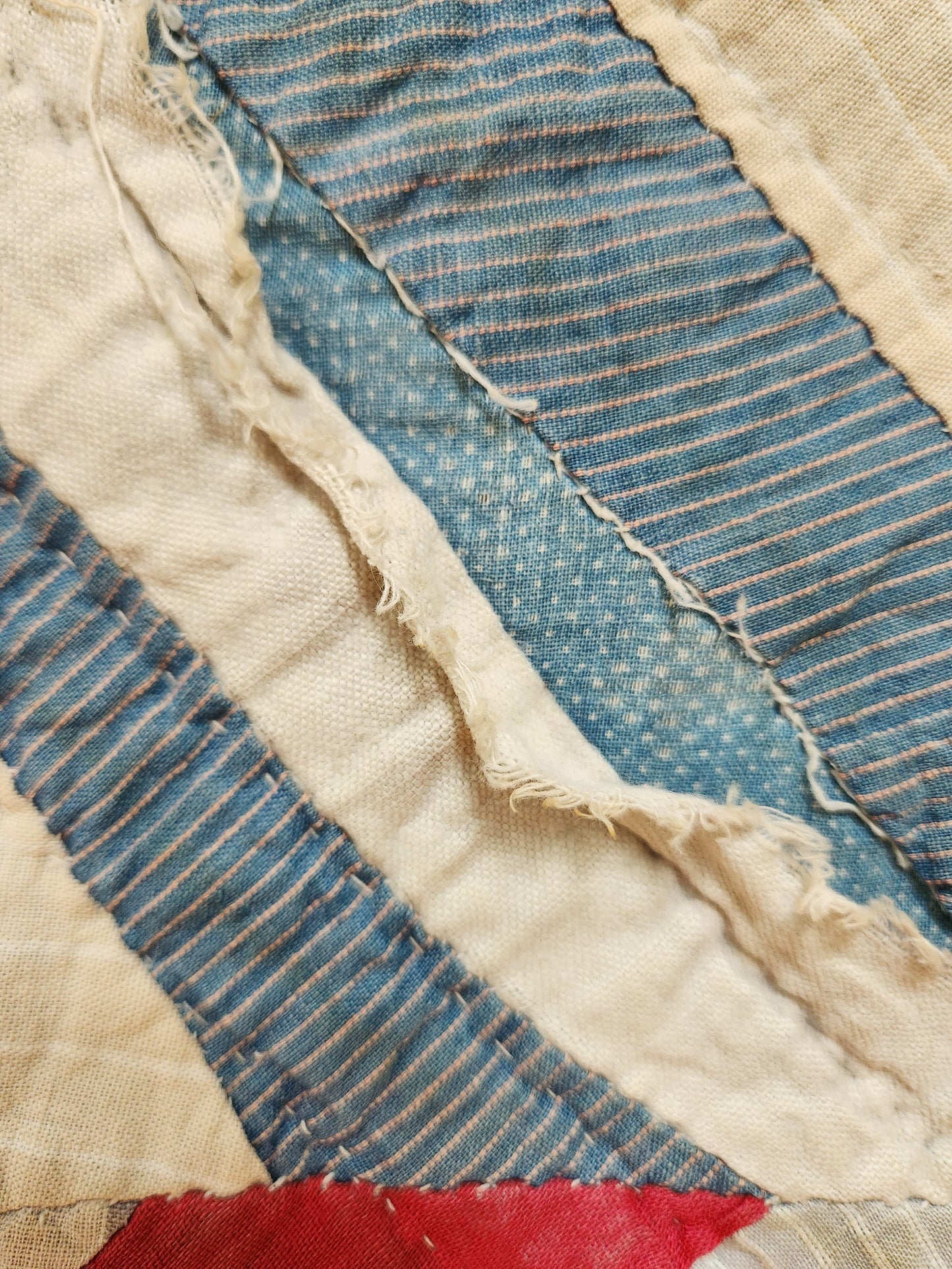 Antique String Quilt c1900