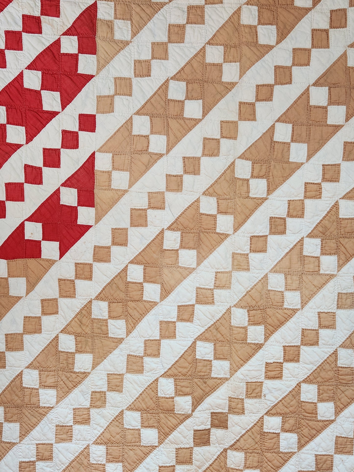Antique Jacob’s Ladder Quilt c1900
