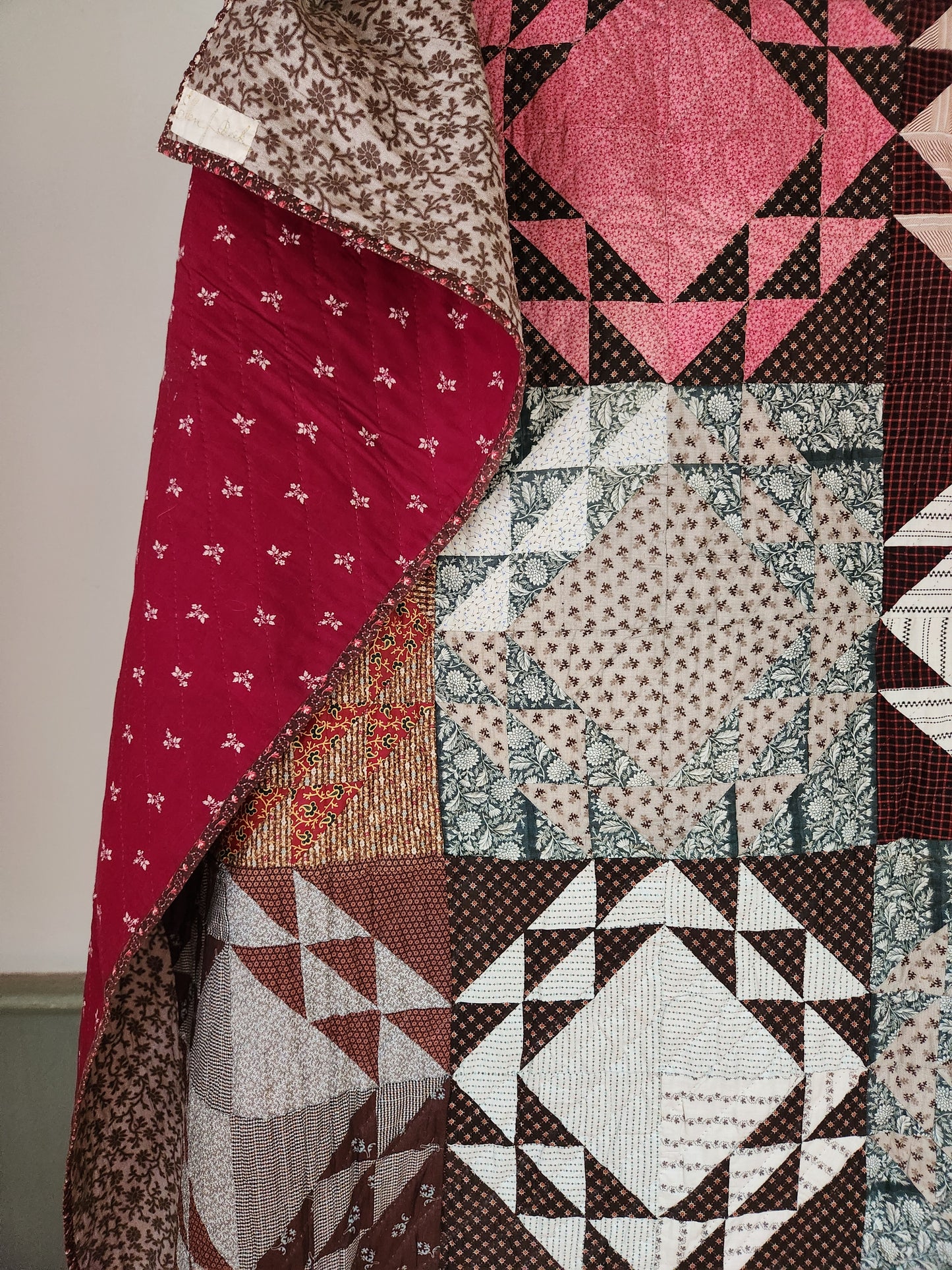Mint Condition 19th Century Patchwork Quilt