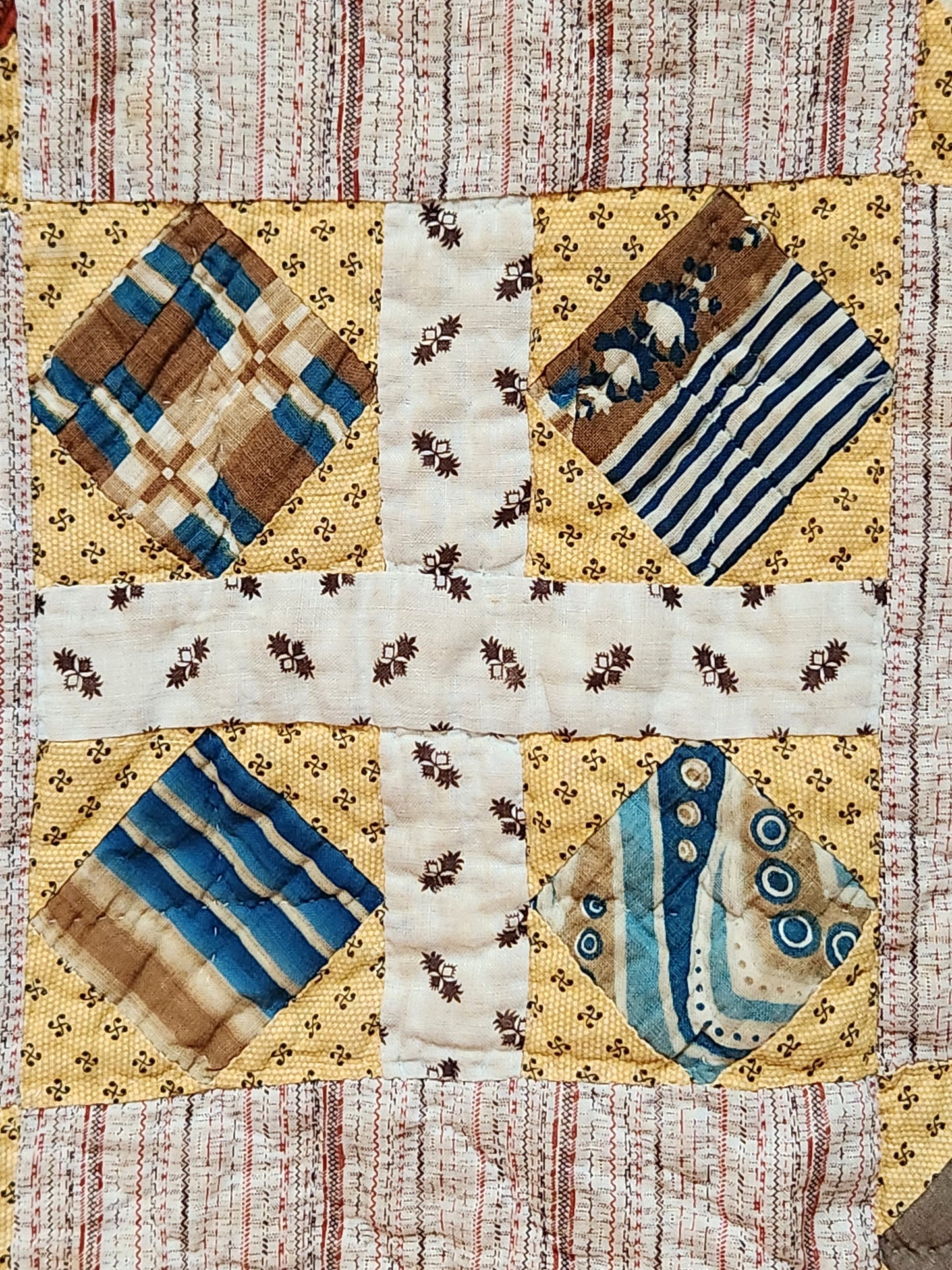 19th Century Antique Patchwork Quilt