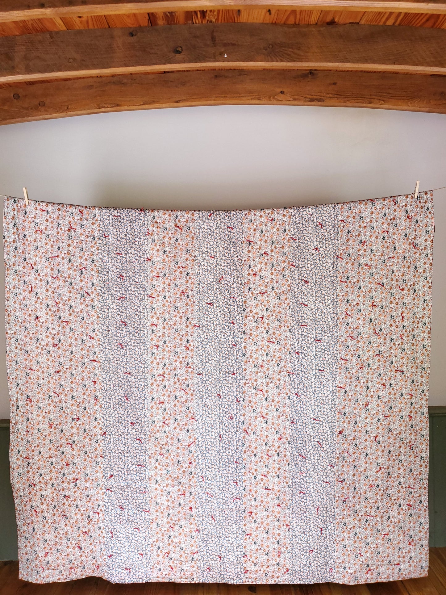 Hand Tied Vintage Quilt ca 1940