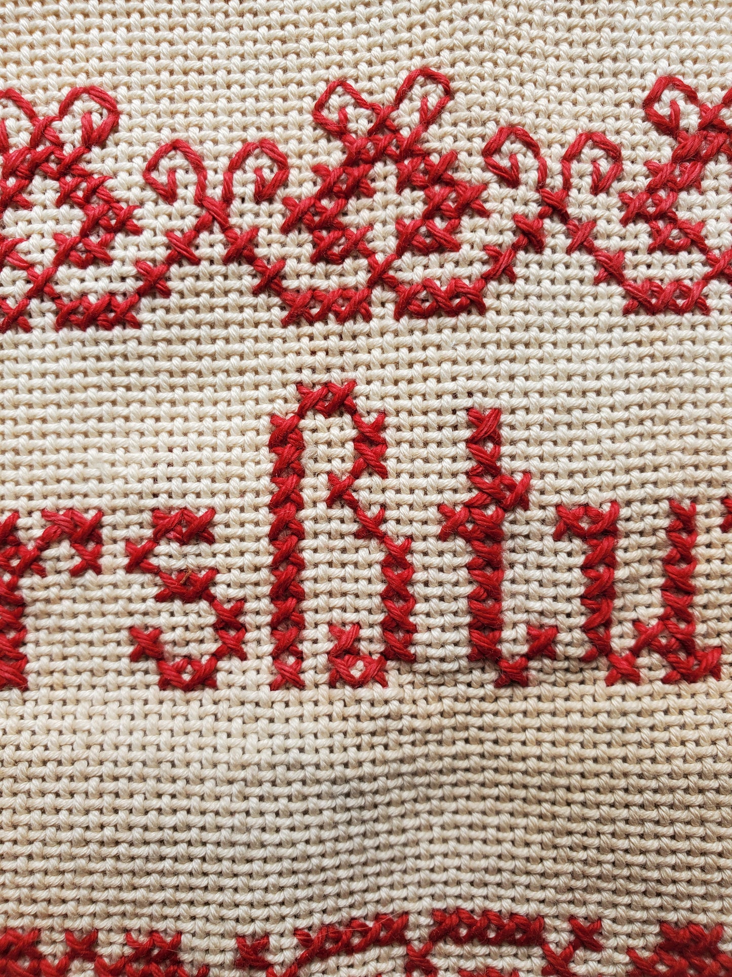 1885 Cross Stitch Sampler
