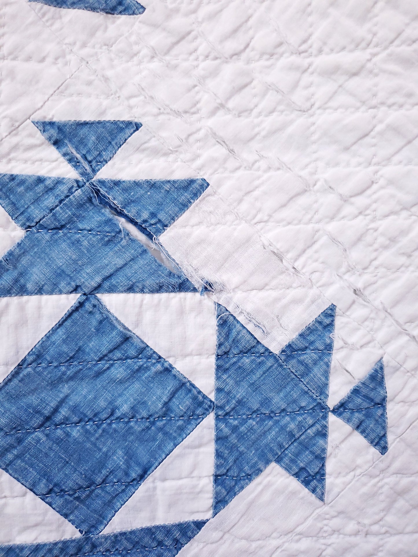 Blue & White Antique Quilt