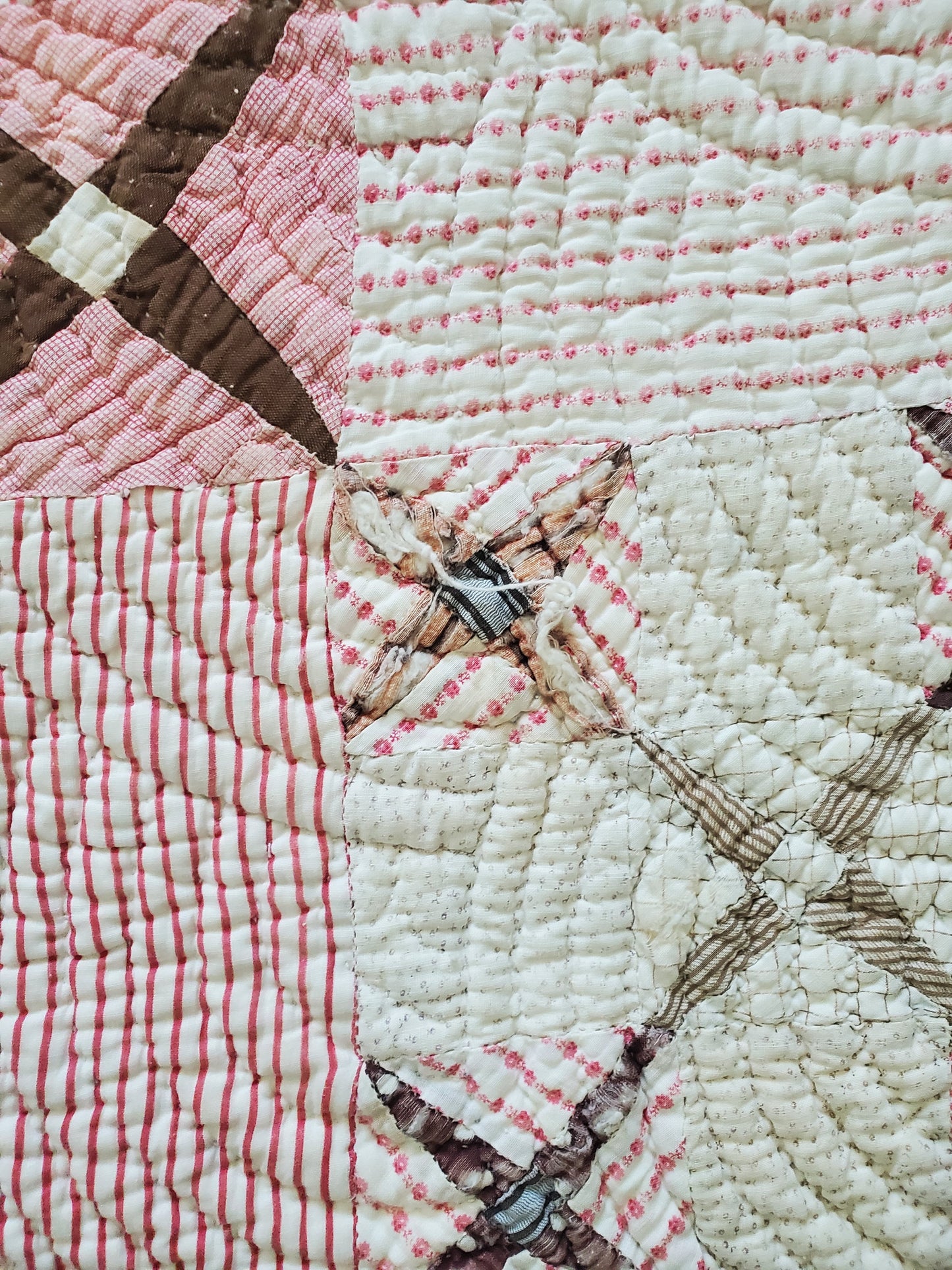 Antique Crosses Quilt ca 1900