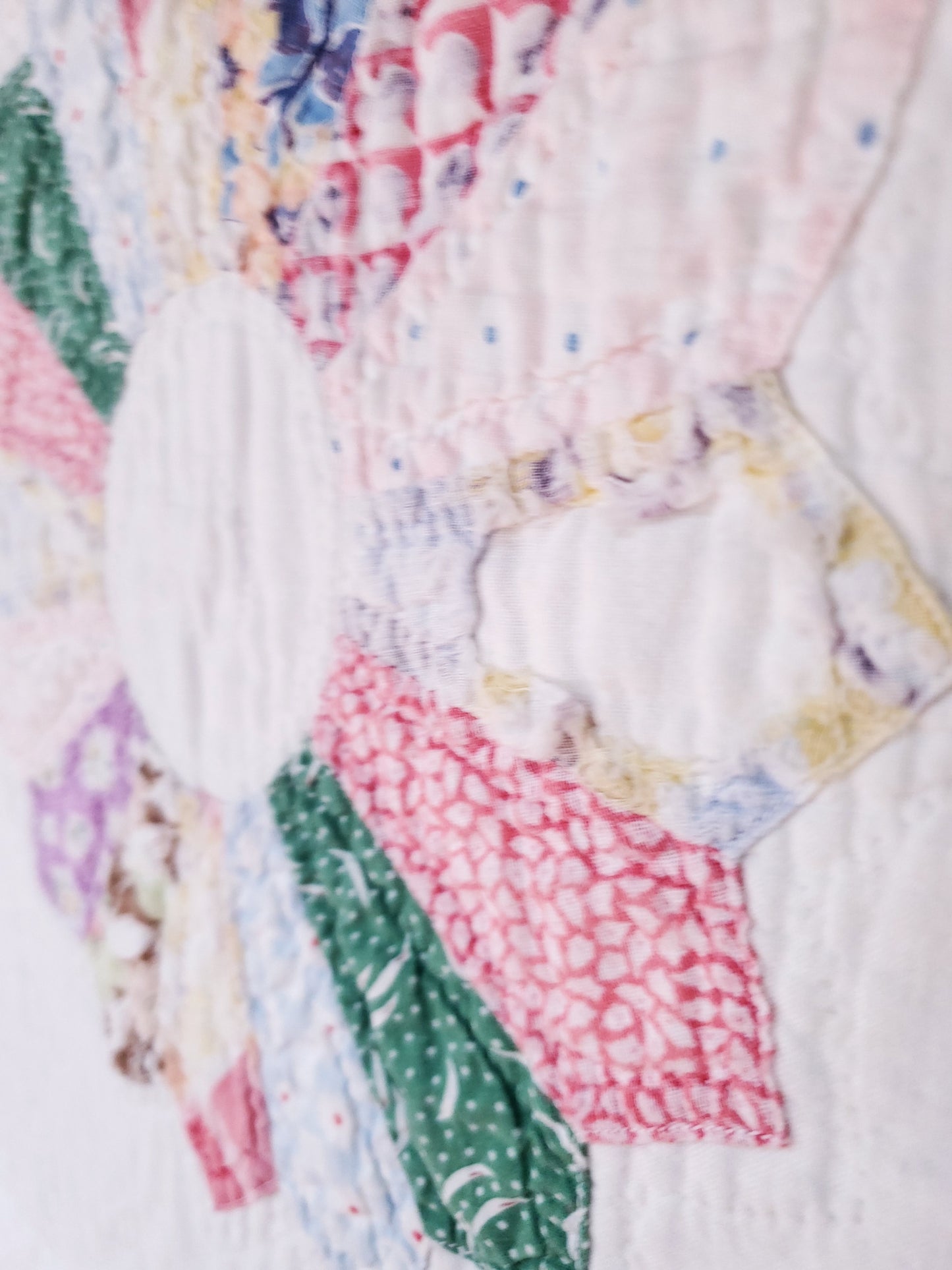 Dresden Plate Vintage Quilt ca 1930