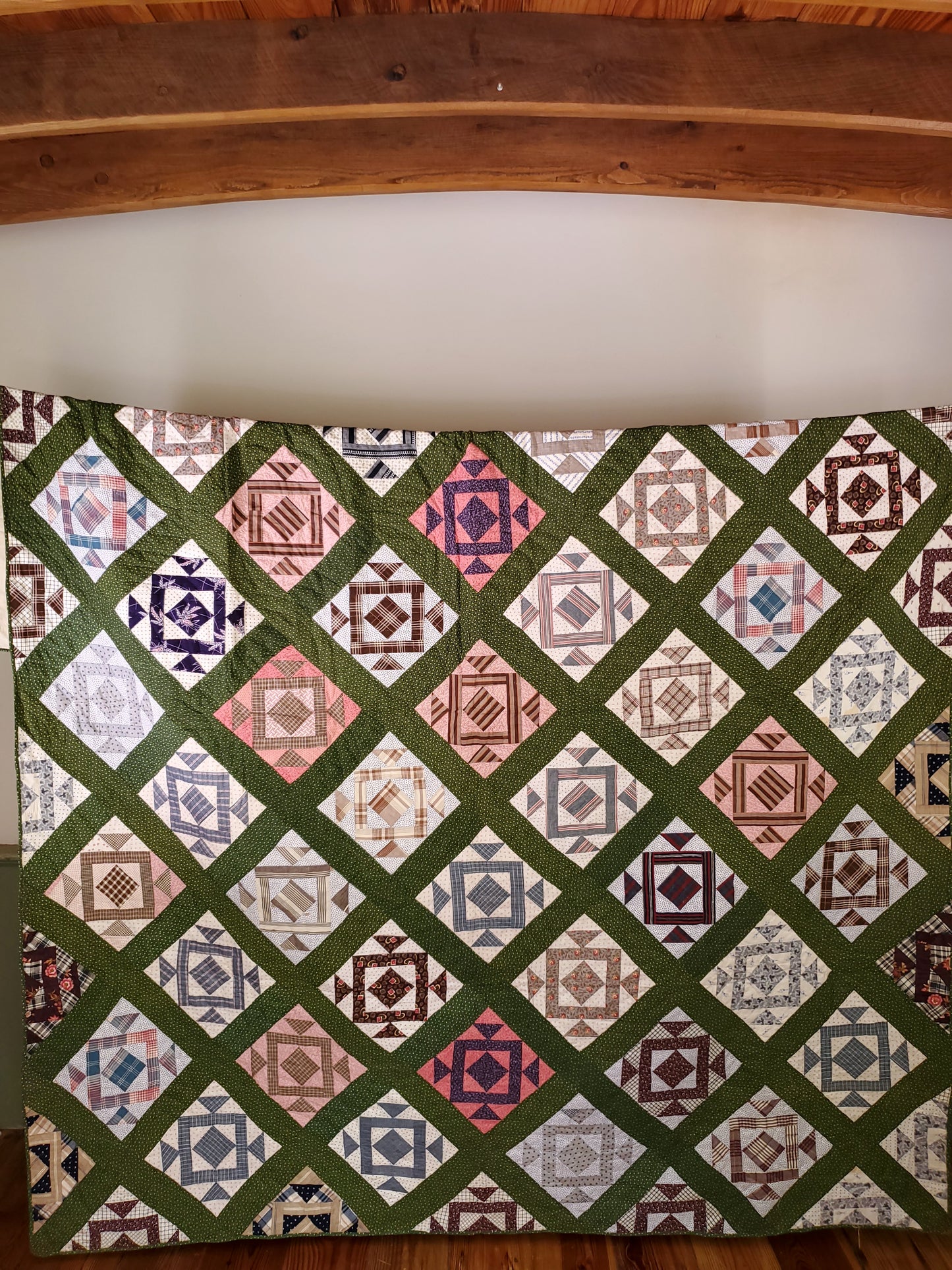 Antique 19th Century Patchwork Quilt ca 1890
