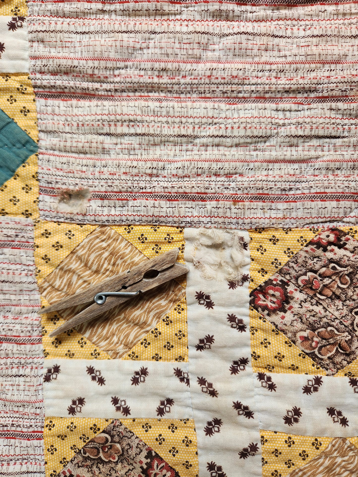 19th Century Antique Patchwork Quilt