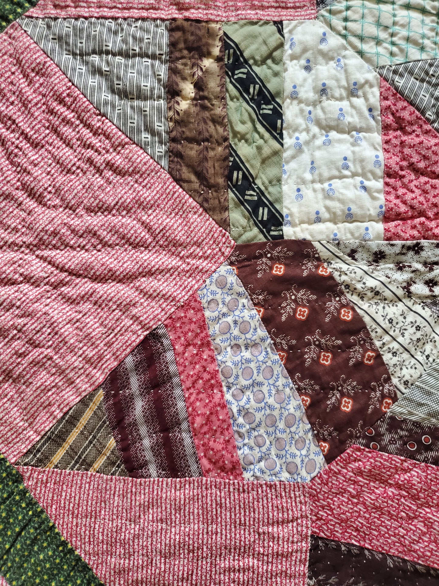 19th Century Star Antique Quilt ca 1870